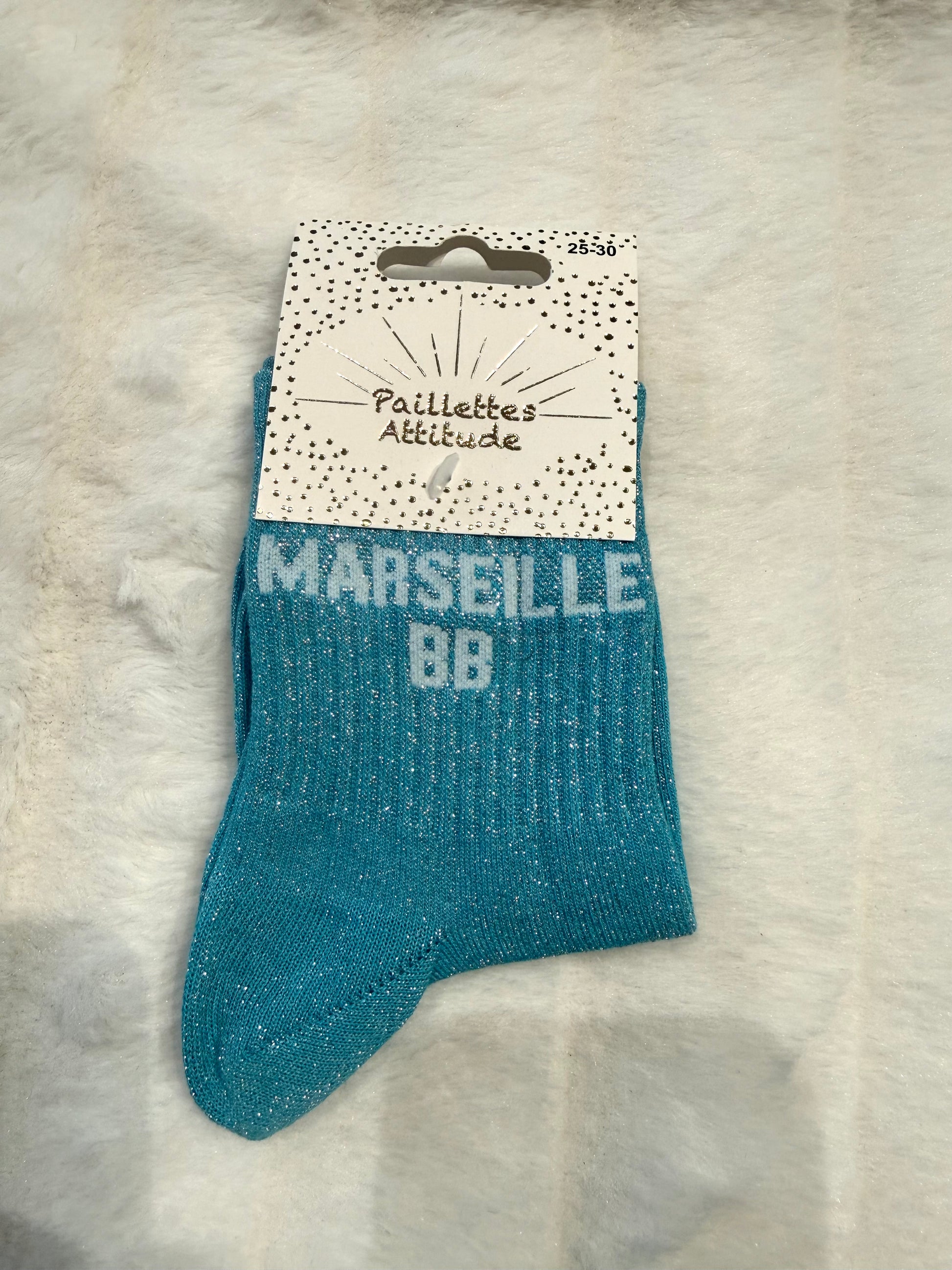 Chaussette pailletée MARSEILLE BB