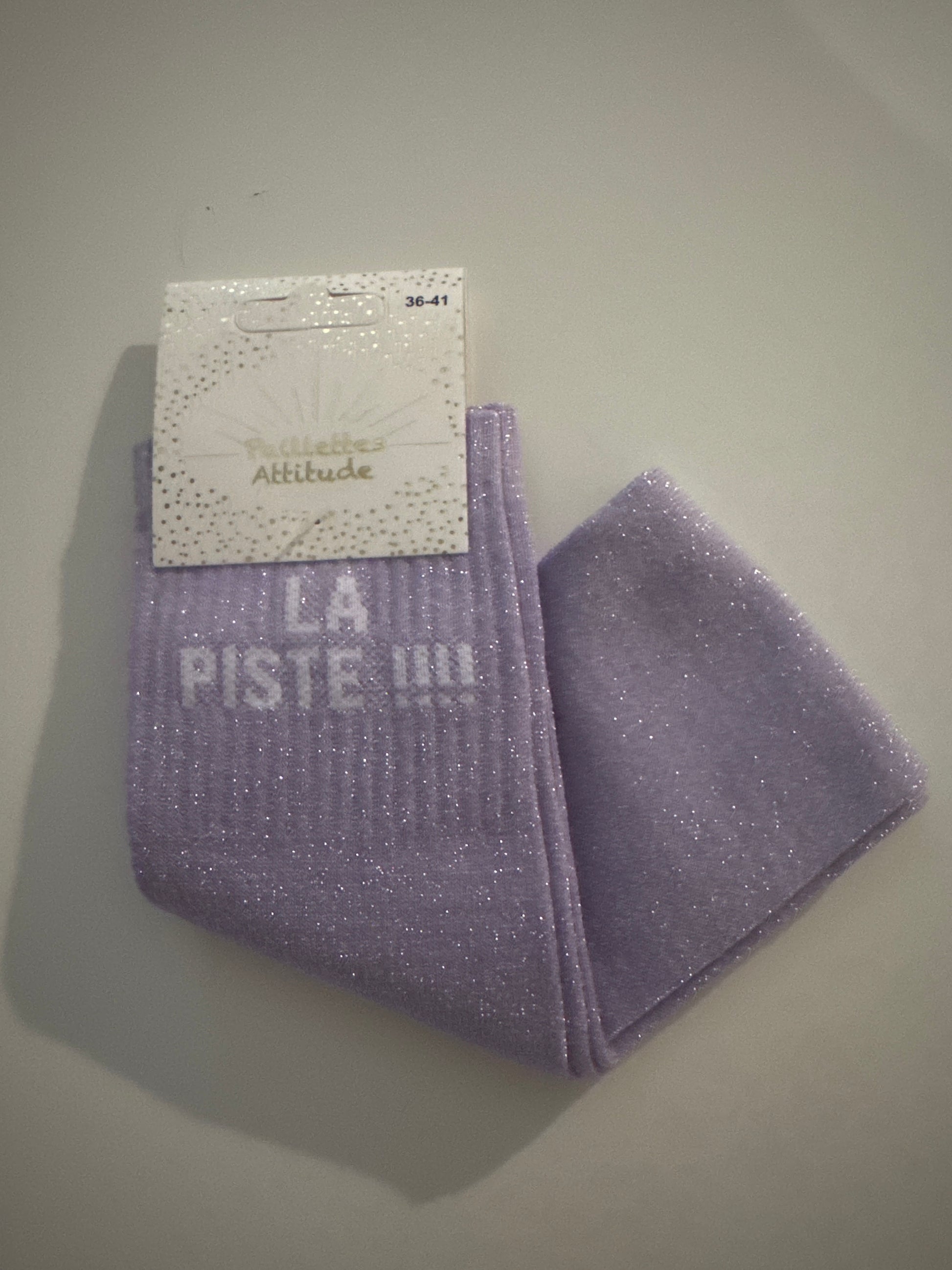 Chaussette pailletée équitation LA PISTE !!!!!