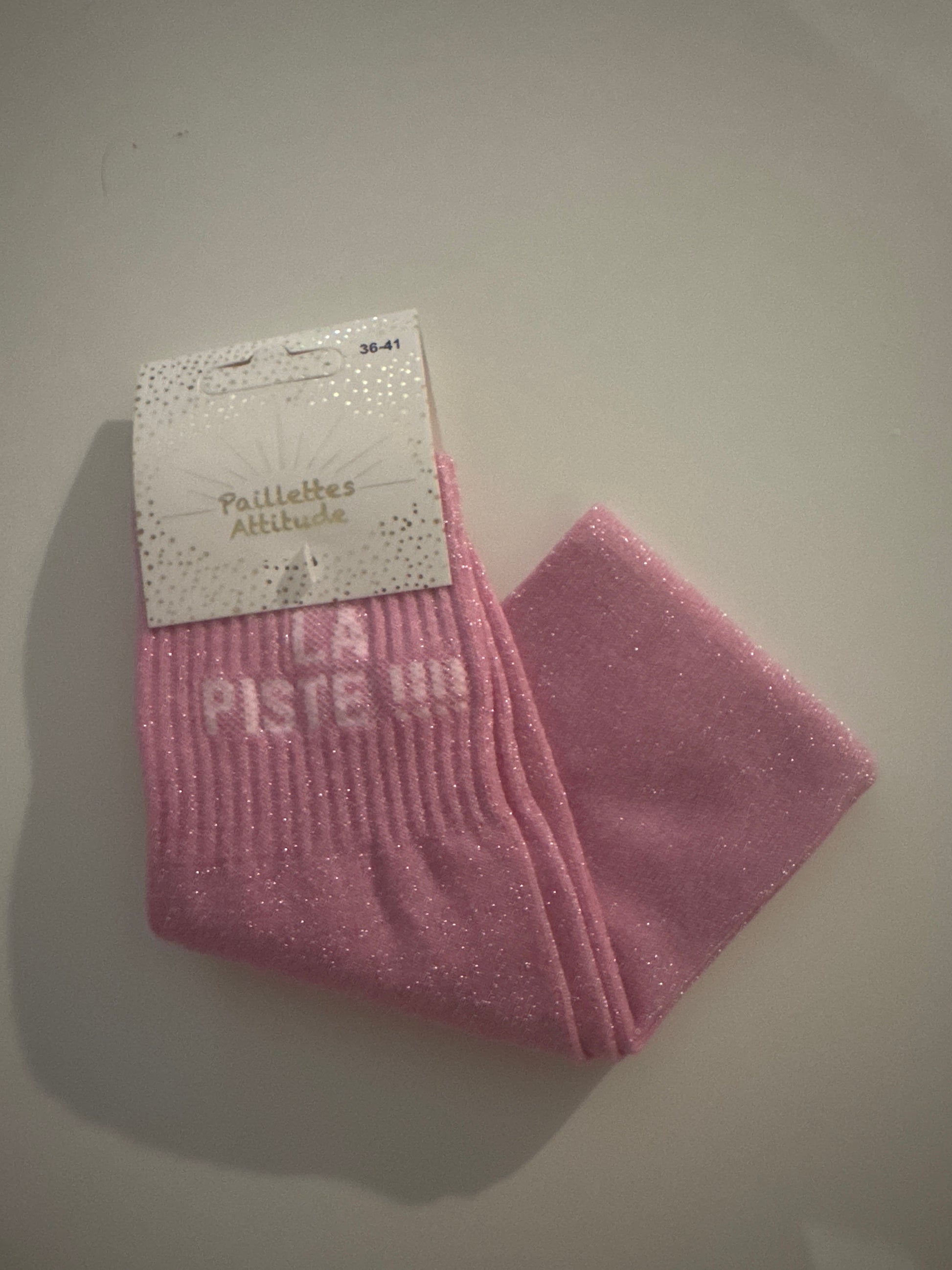 Chaussette pailletée équitation LA PISTE !!!!!