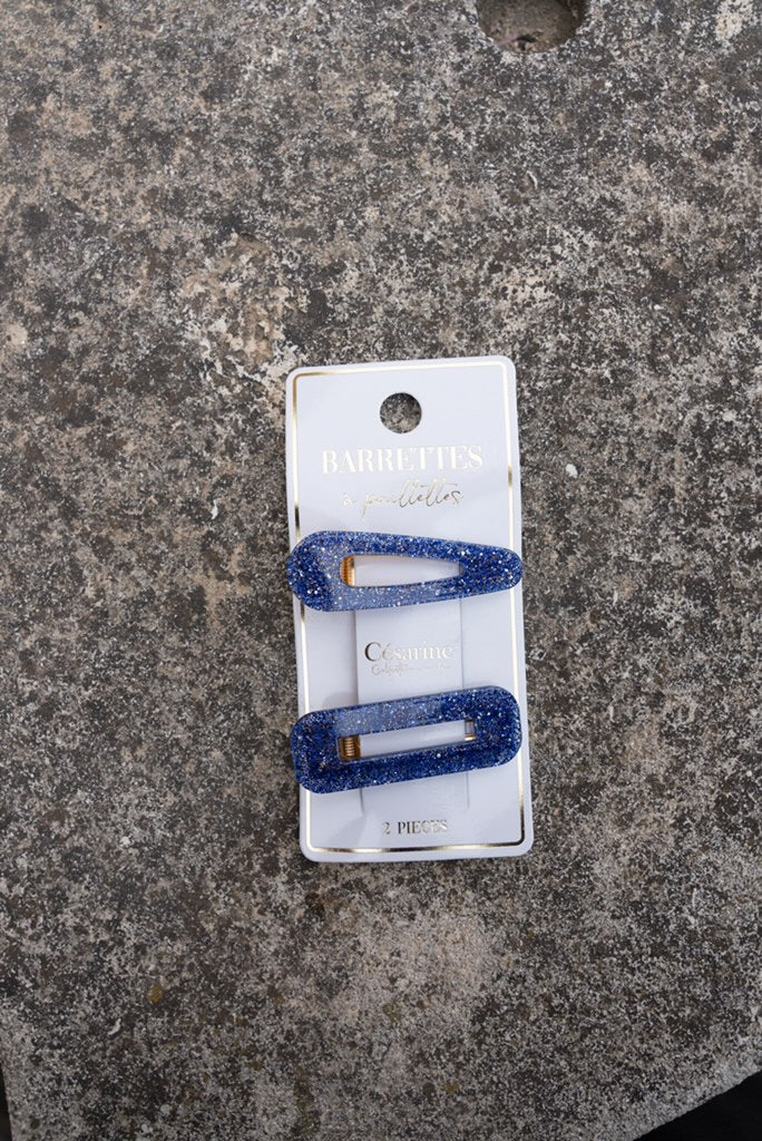 Barrette pailletée