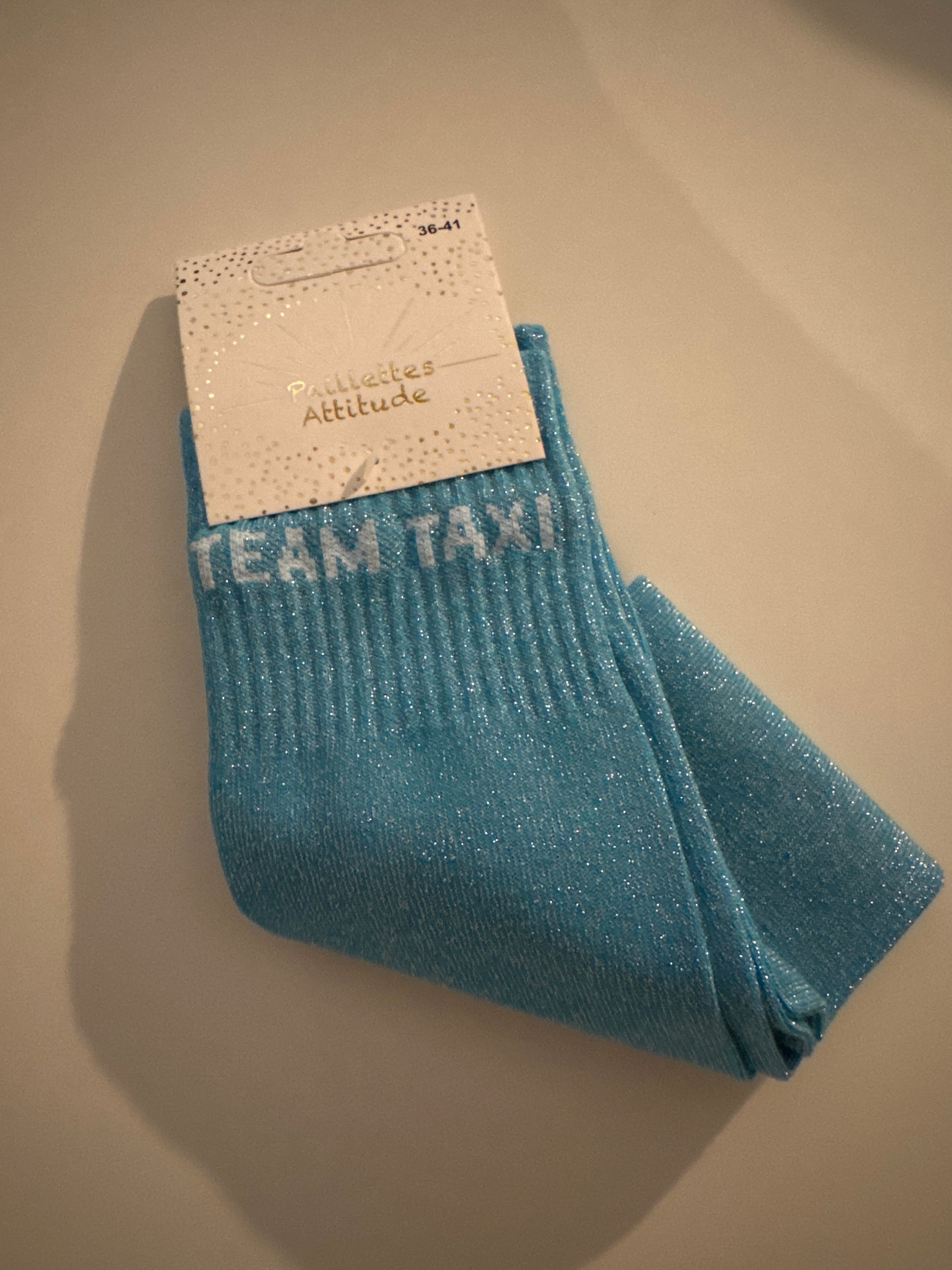 Chaussette pailletée équitation TEAM TAXI