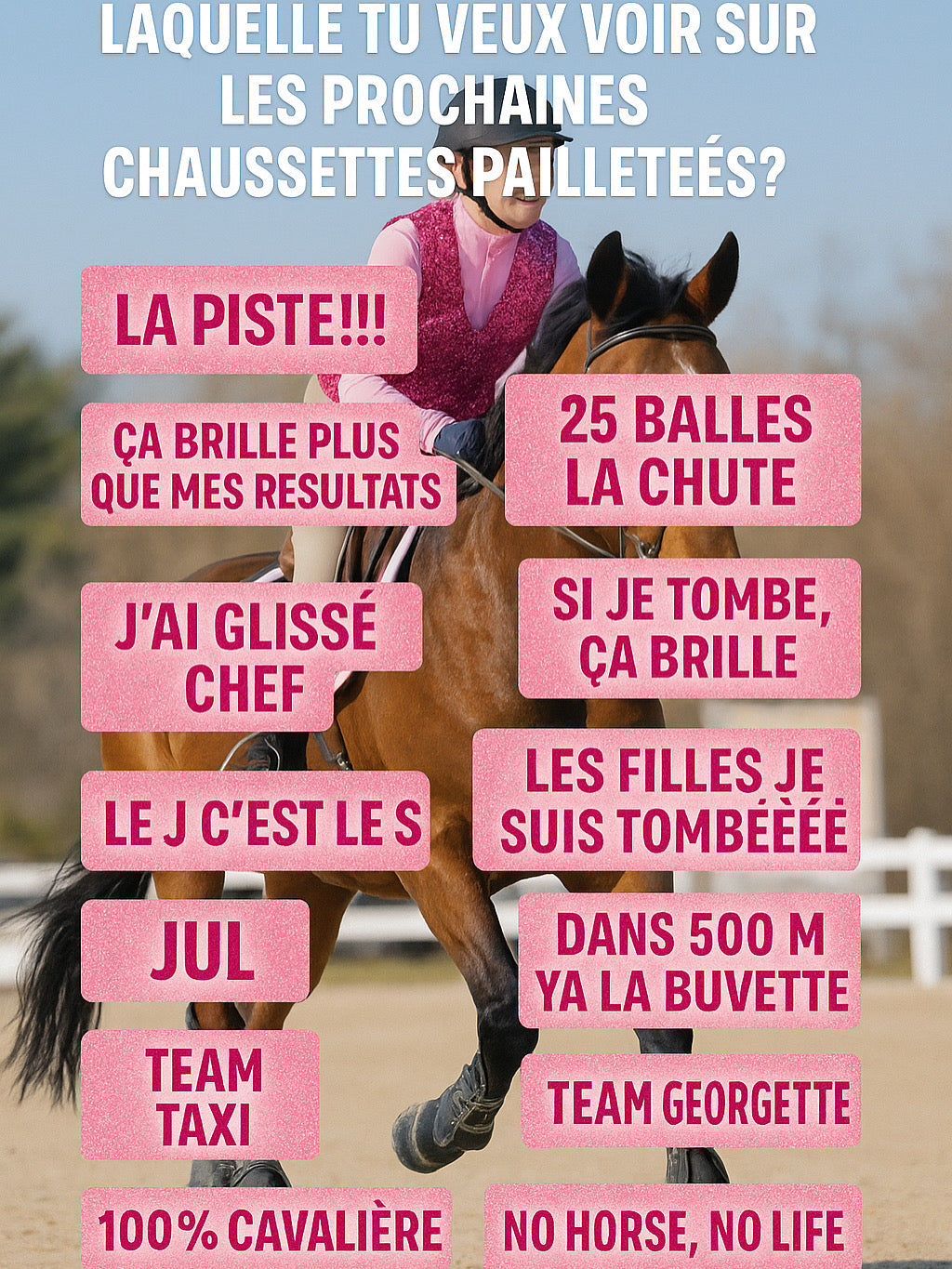 Chaussette d’équitation