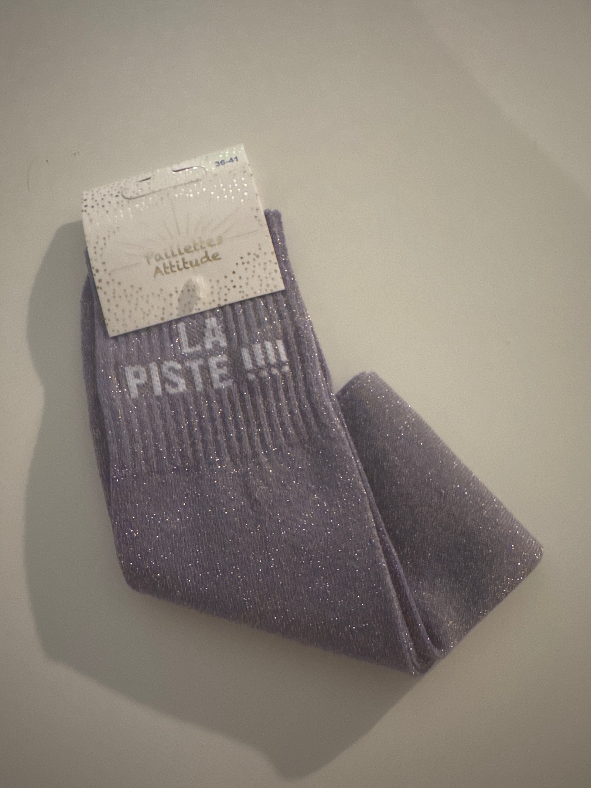 Chaussette pailletée équitation LA PISTE !!!!!