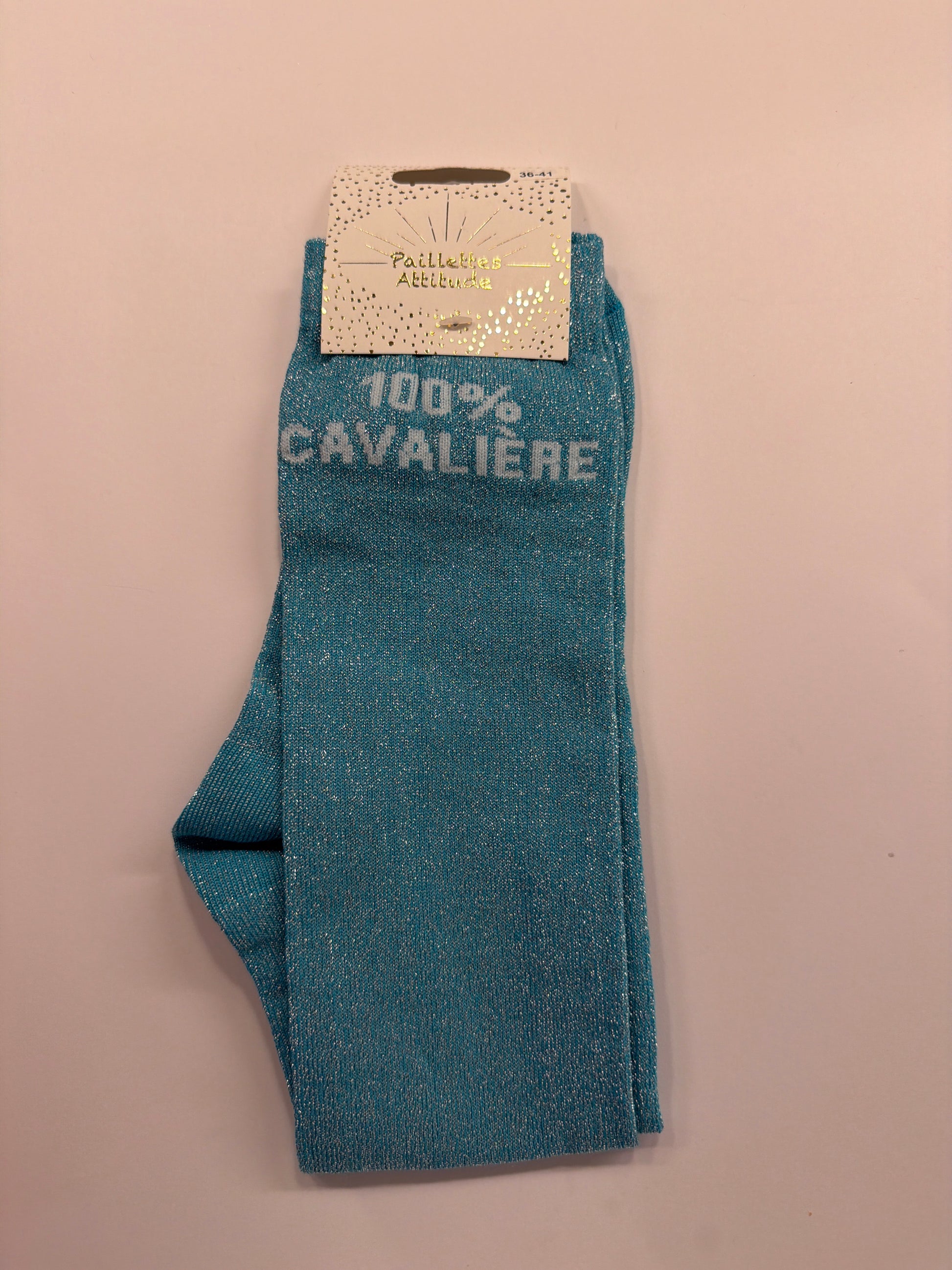 Chaussette pailletée équitation 36-41 - 100% CAVALIÈRE