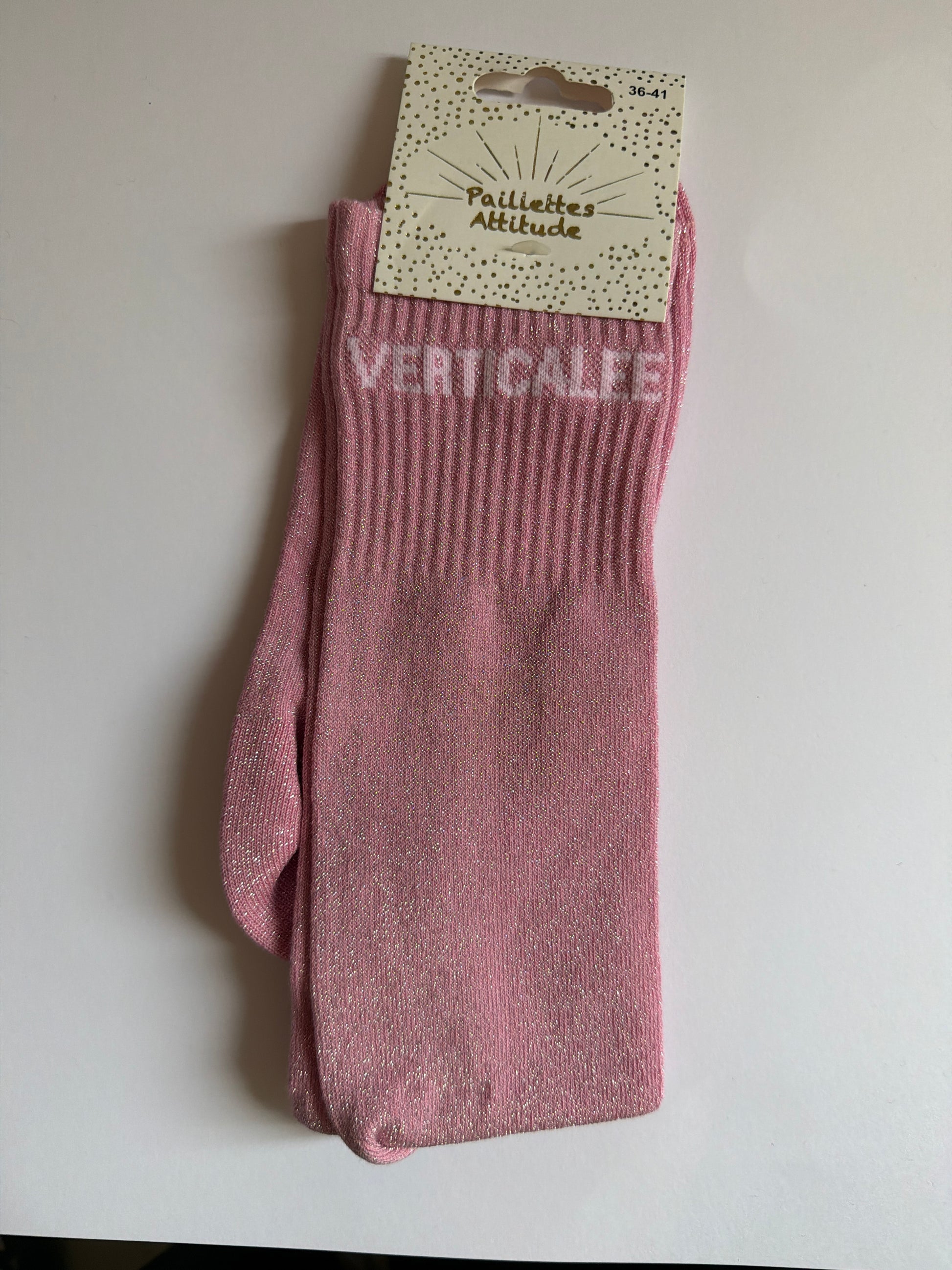 Chaussette pailletée équitation 36-41 VERTICALEE