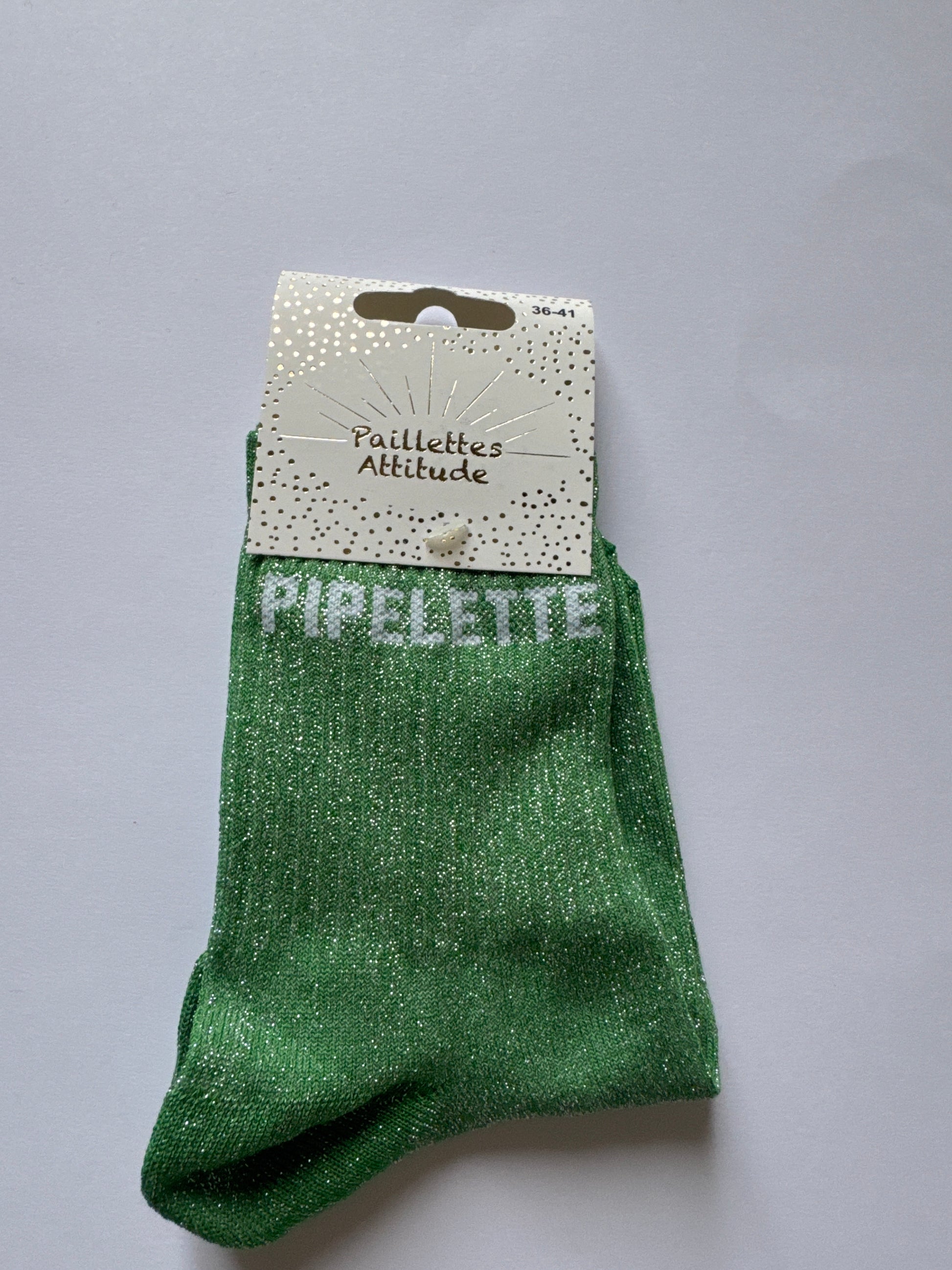 Chaussette de ville pailletée 36-41 PIPELETTE
