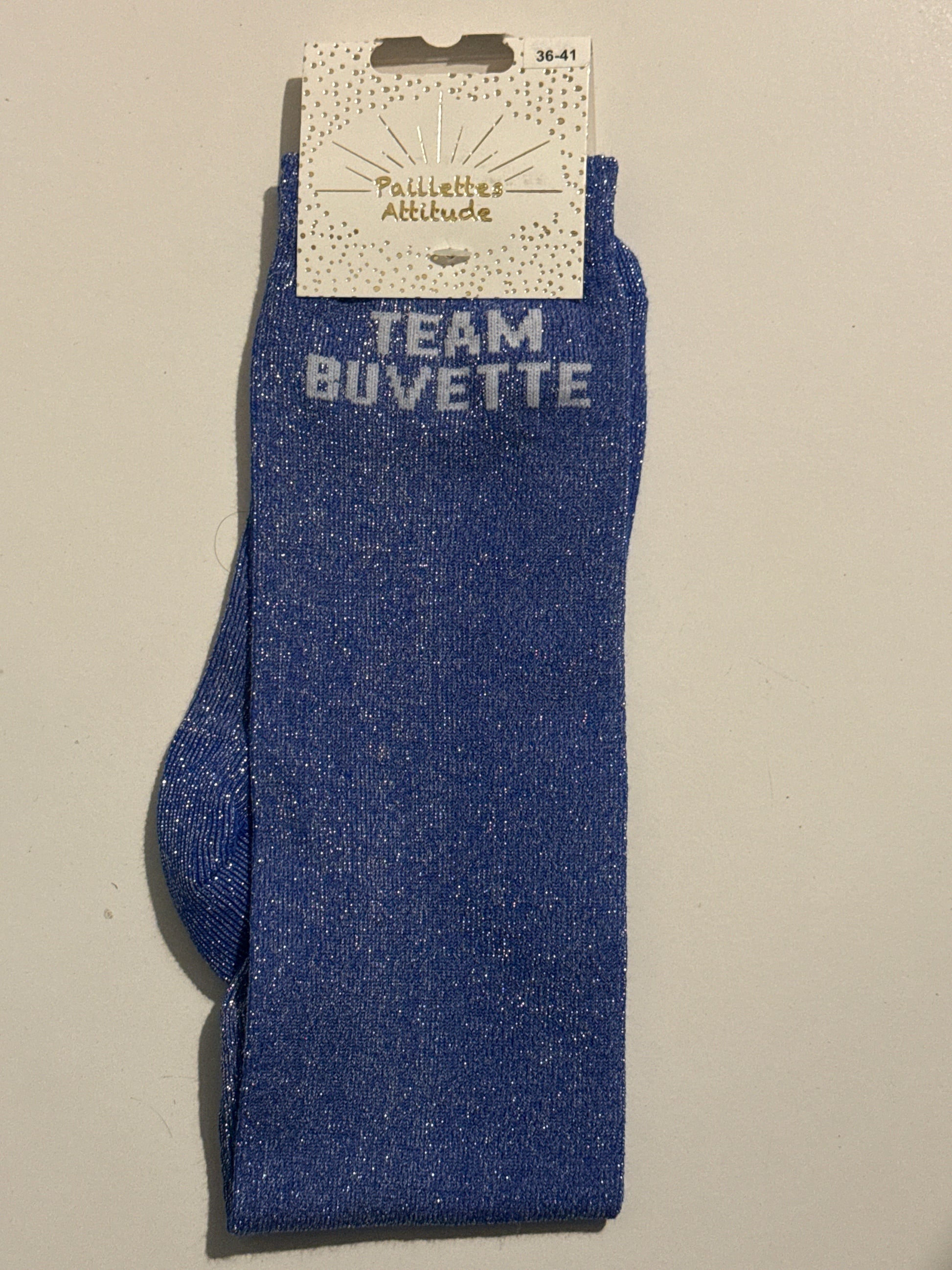 Chaussette pailletée équitation 36-41 TEAM BUVETTE