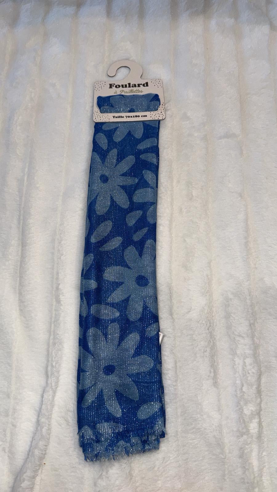✨ Foulards à Paillettes – Imprimés Tendance ✨