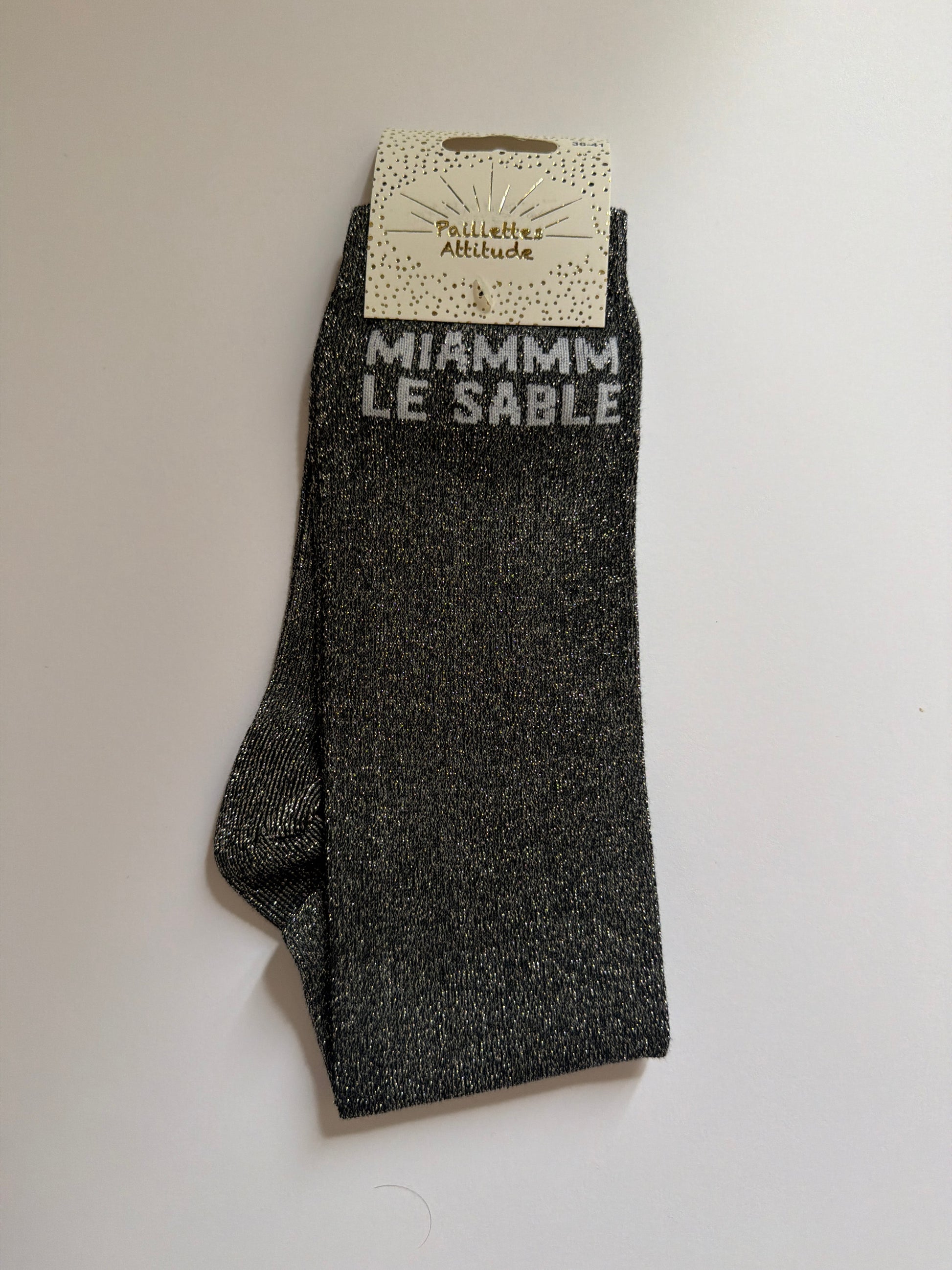 Chaussette pailletée équitation 36-41 MIAMMM LE SABLE