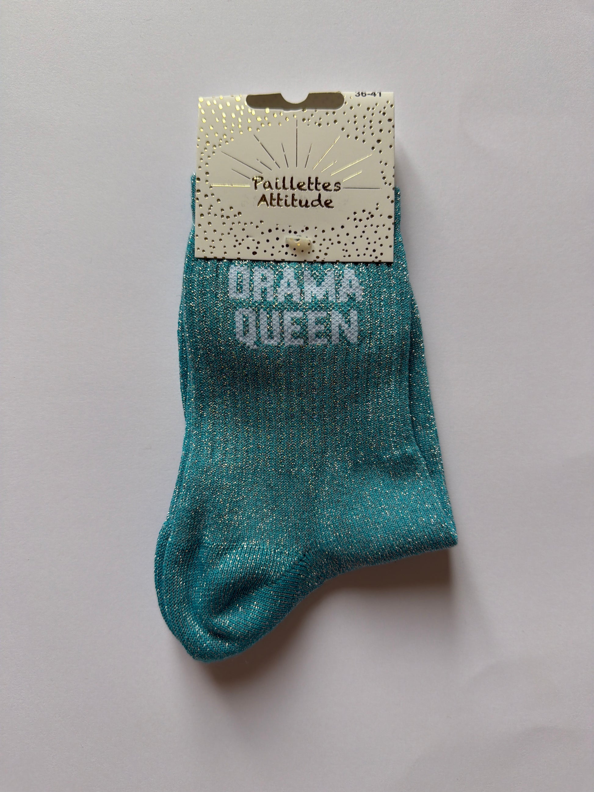 Chaussette pailletée de ville 36-41 DRAMA QUEEN