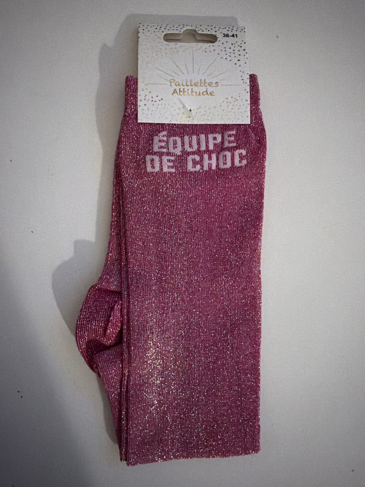 Chaussette pailletée équitation 36-41 ÉQUIPE DE CHOC
