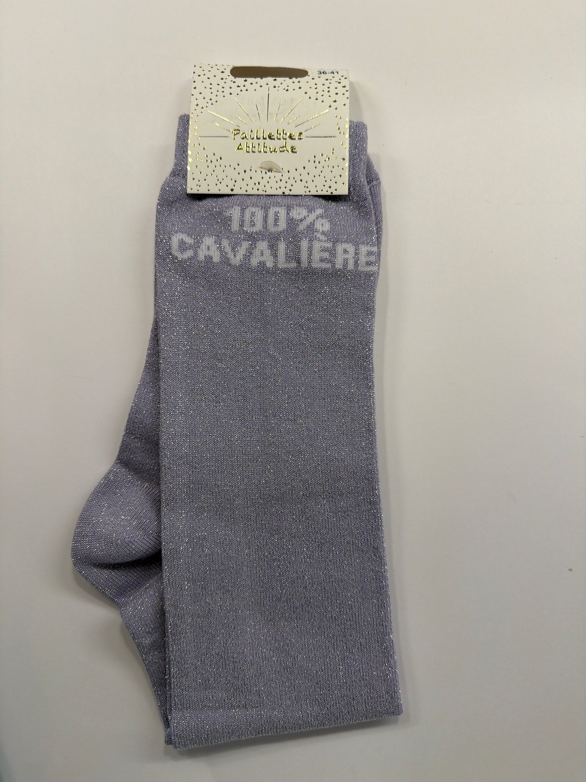 Chaussette pailletée équitation 36-41 - 100% CAVALIÈRE