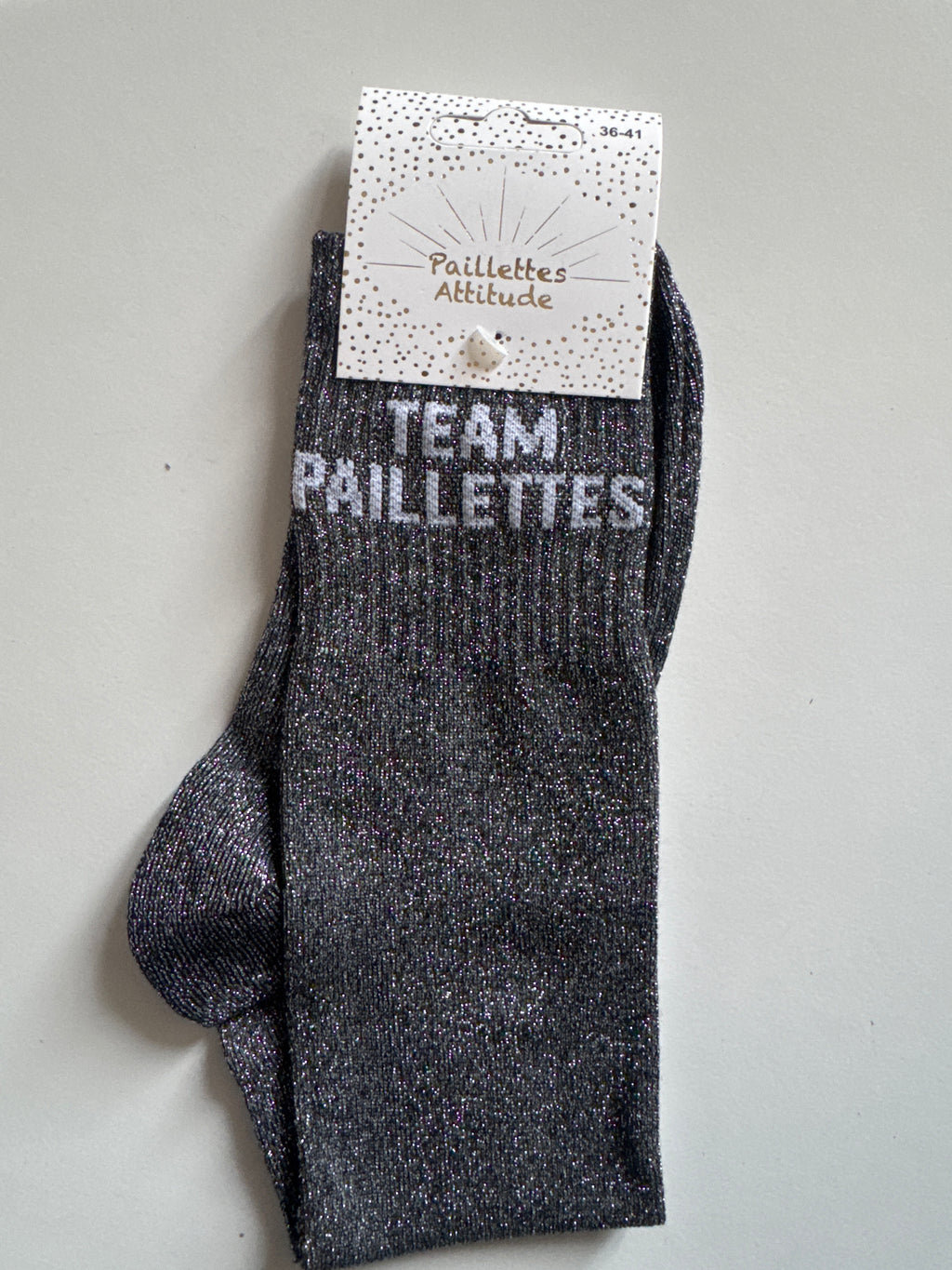 chaussette pailletée TEAM PAILLETTES 36/41