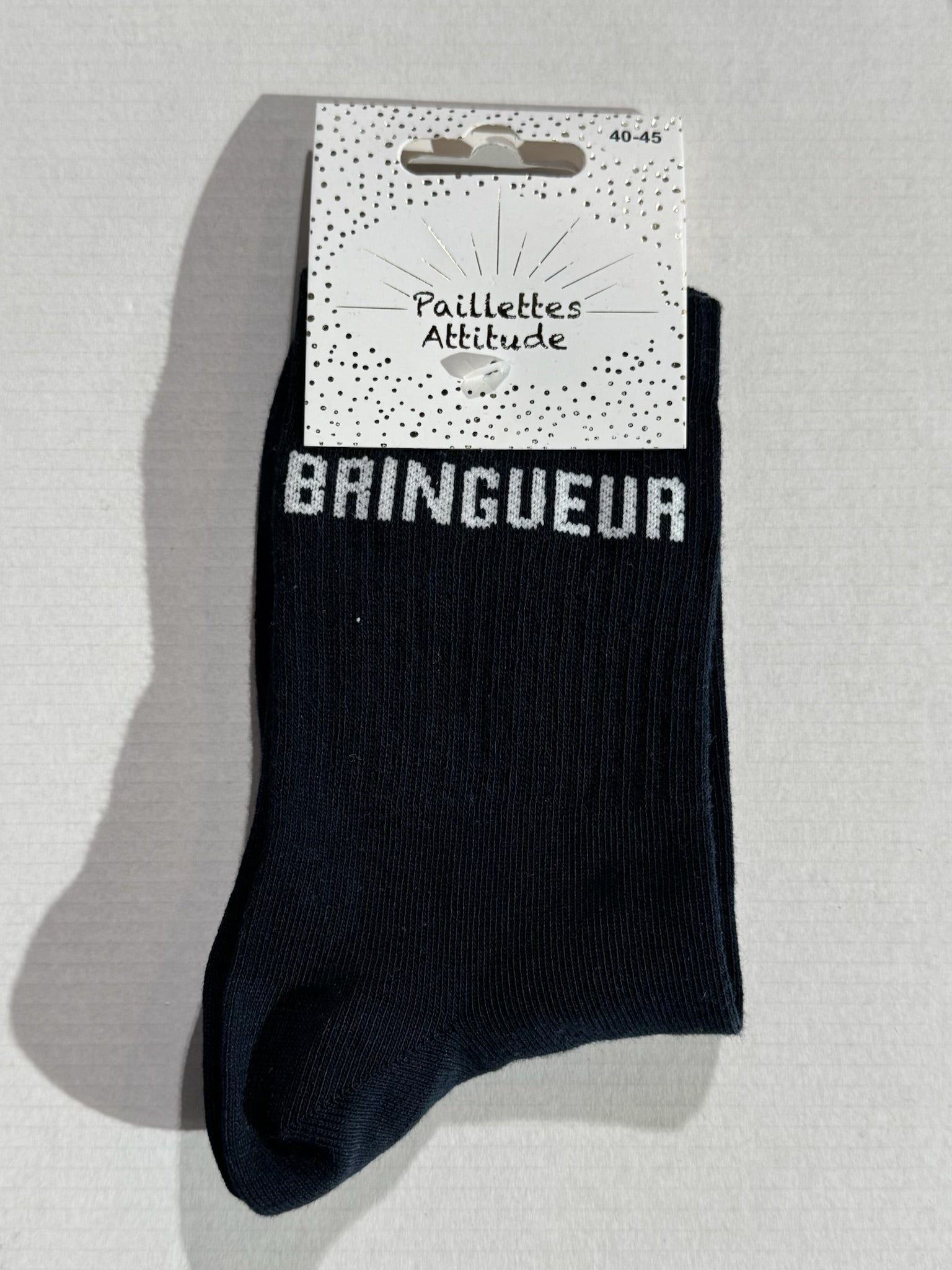 Chaussettes Noir « Bringueur »