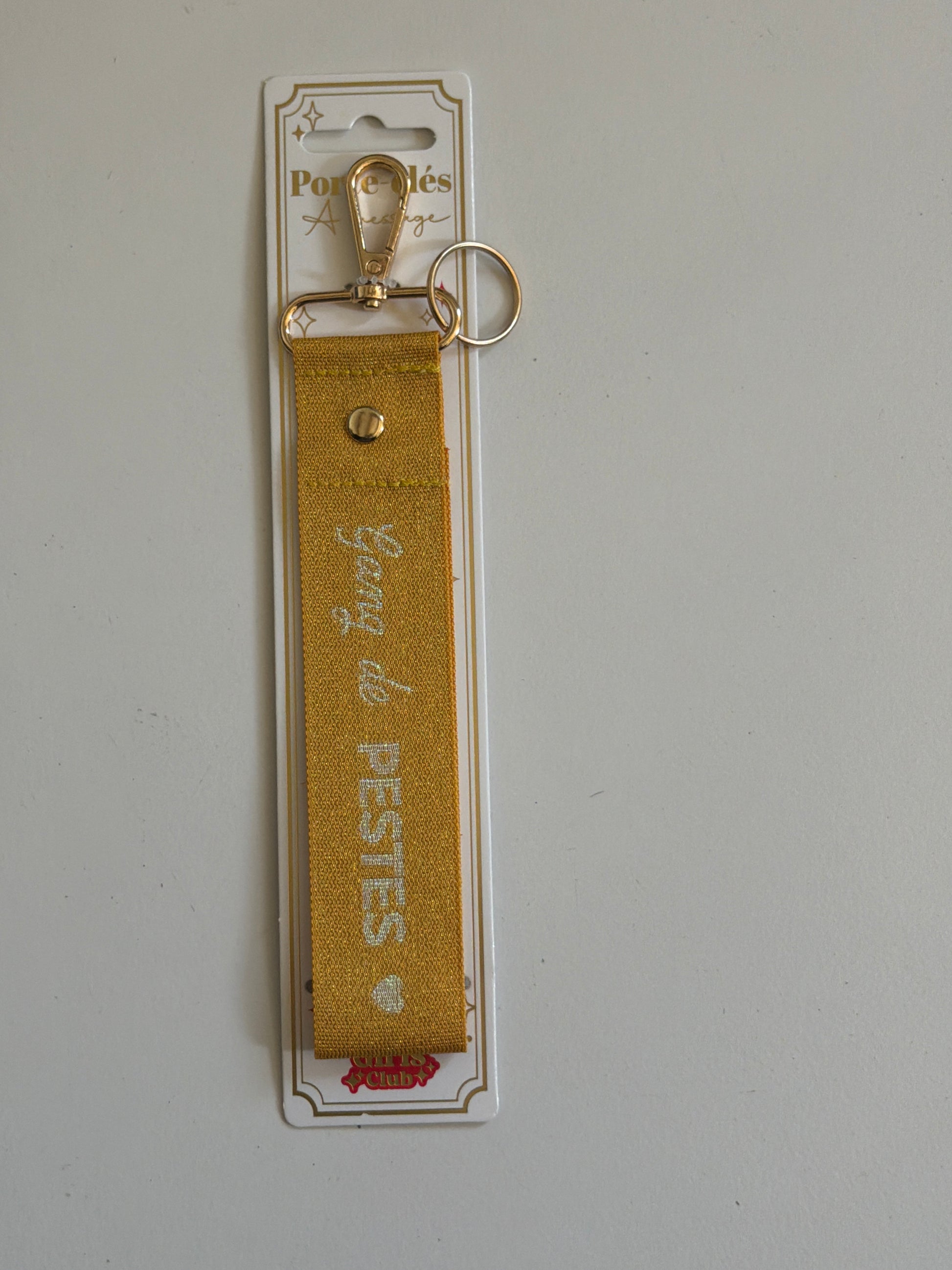 PORTE CLES LANIERE PAILLETTES