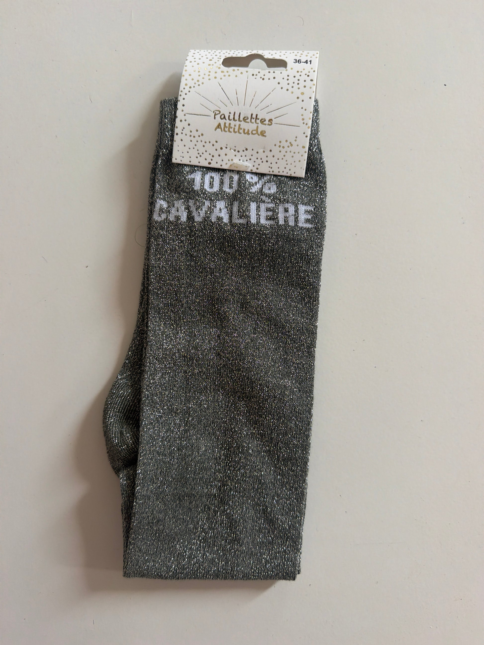Chaussette pailletée équitation 36-41 - 100% CAVALIÈRE