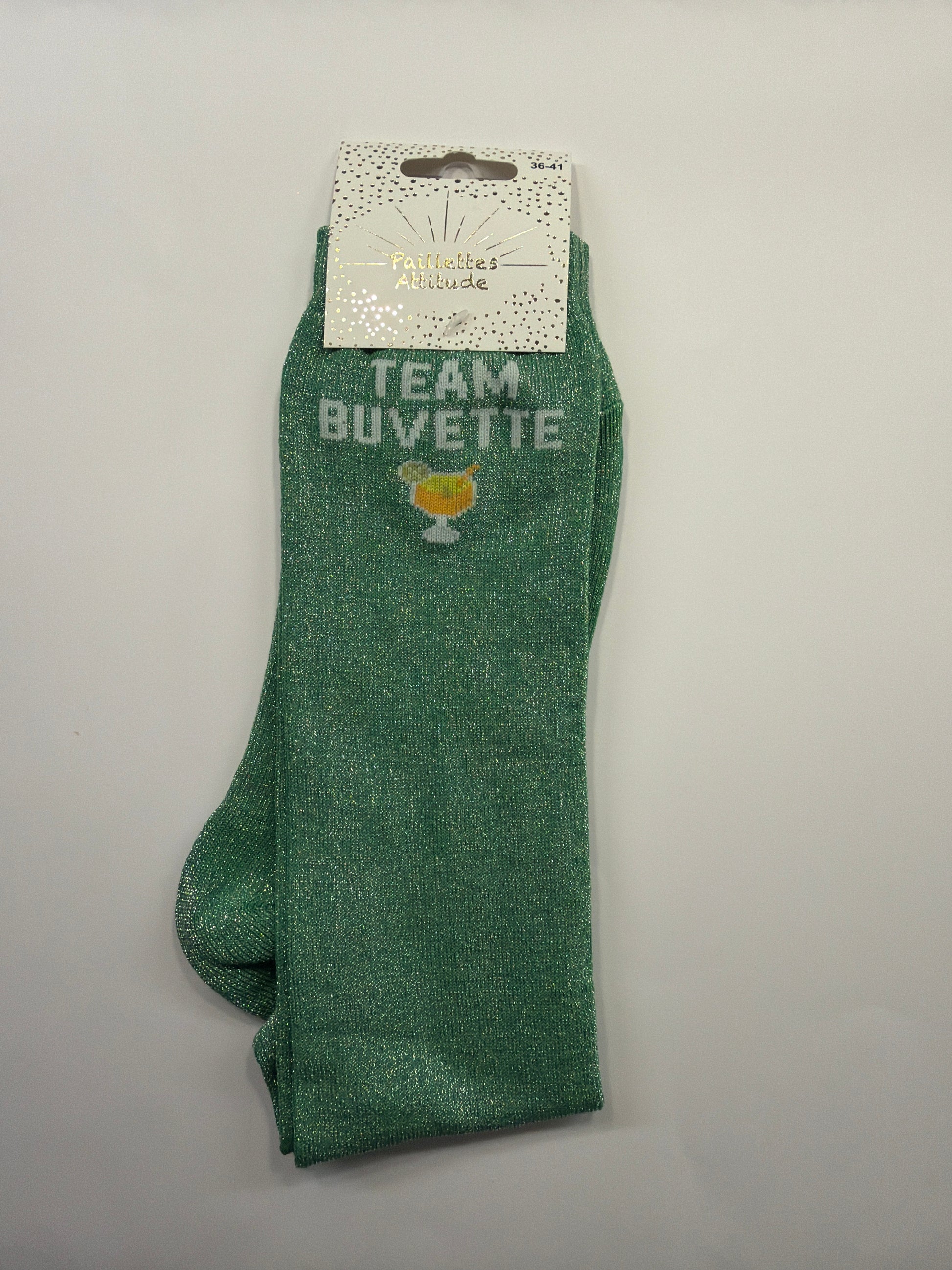 Chaussette pailletée équitation 36-41 TEAM BUVETTE