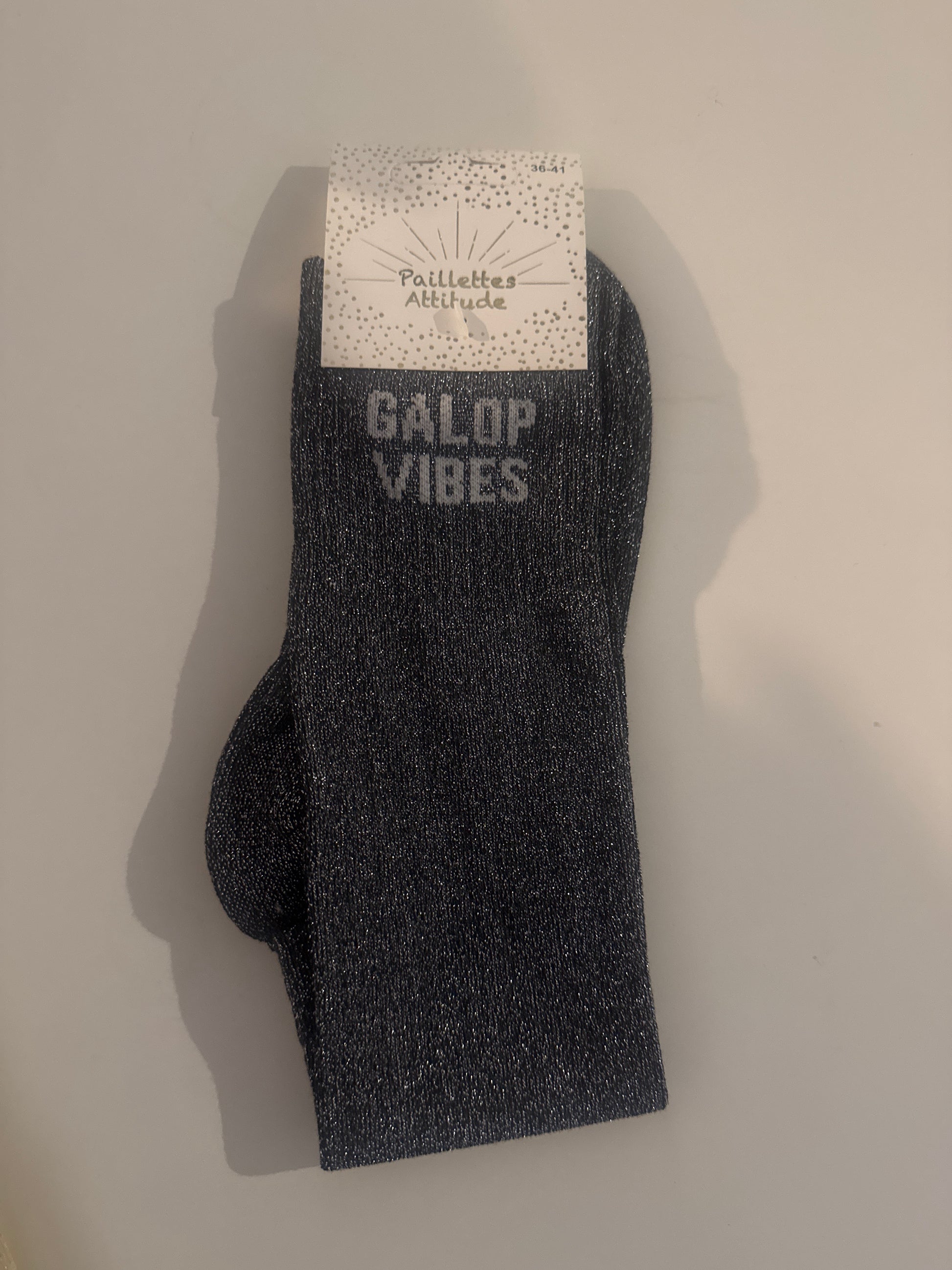 chaussette pailleté GALOP VIBES 36/41