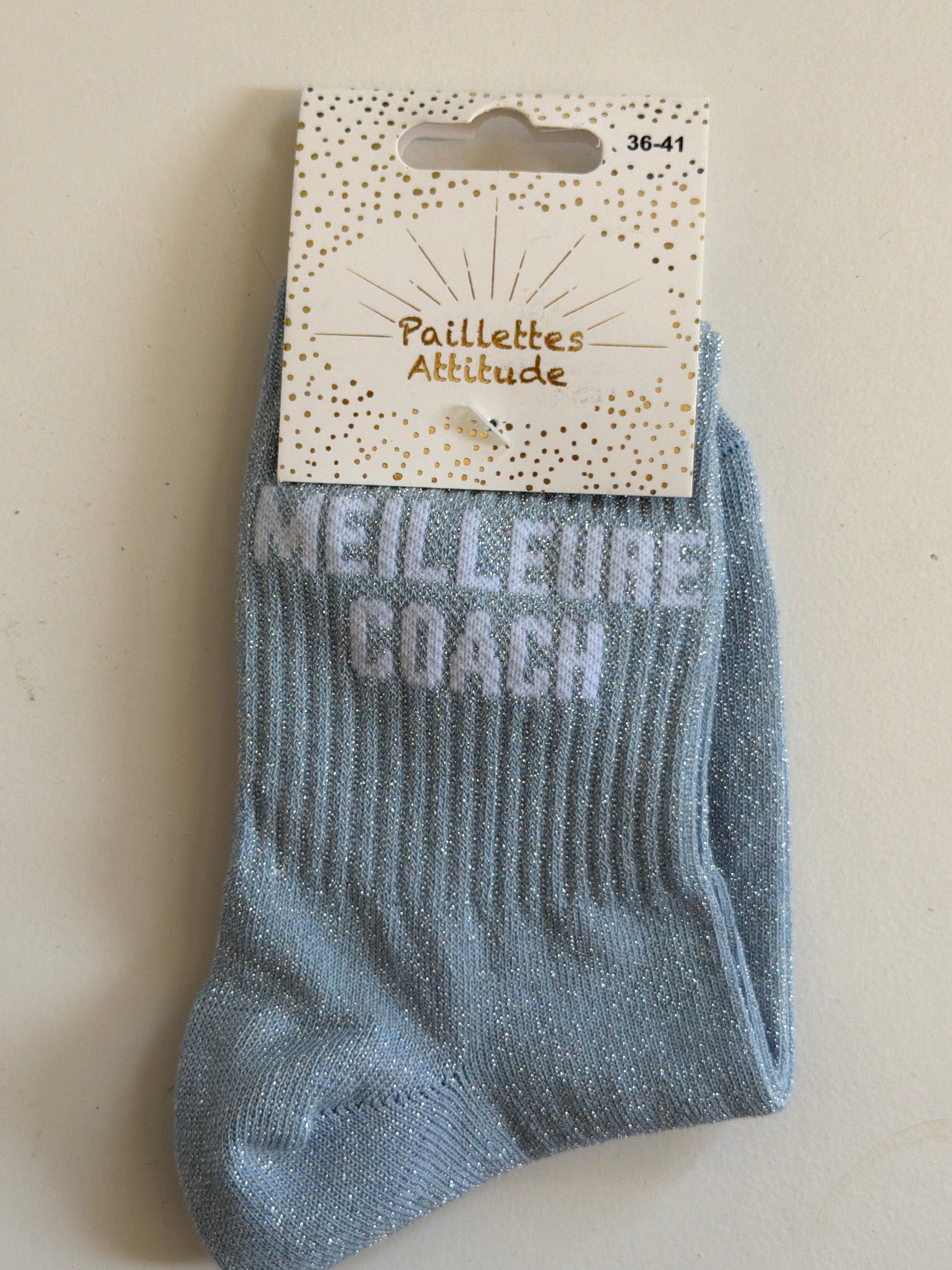 Chaussette de ville pailletée 36-41 MEILLEURE COACH