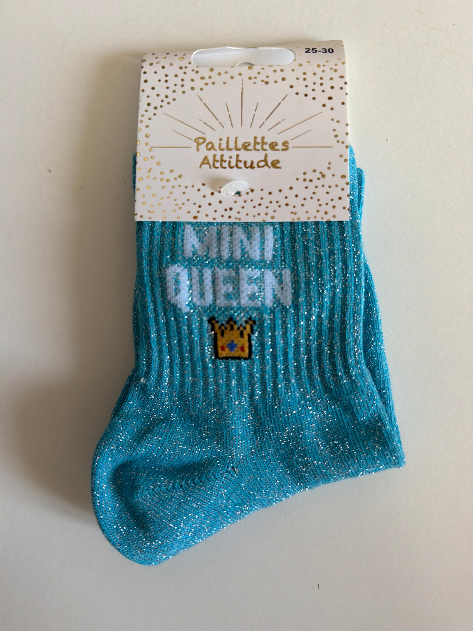 Chaussette de ville pailletée 25-30