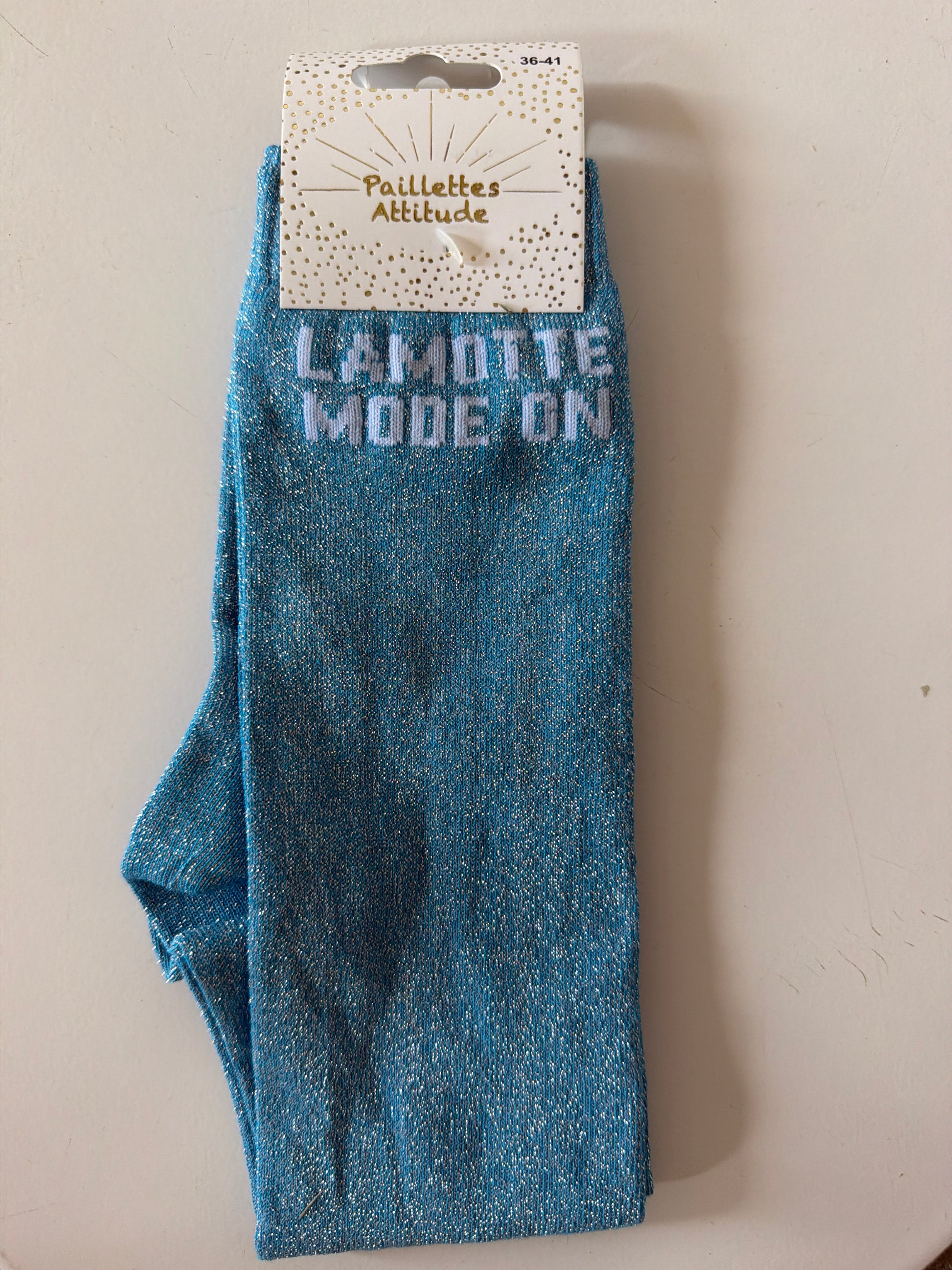 Chaussette équitation pailletée 36-41 LAMOTTE MODE ON
