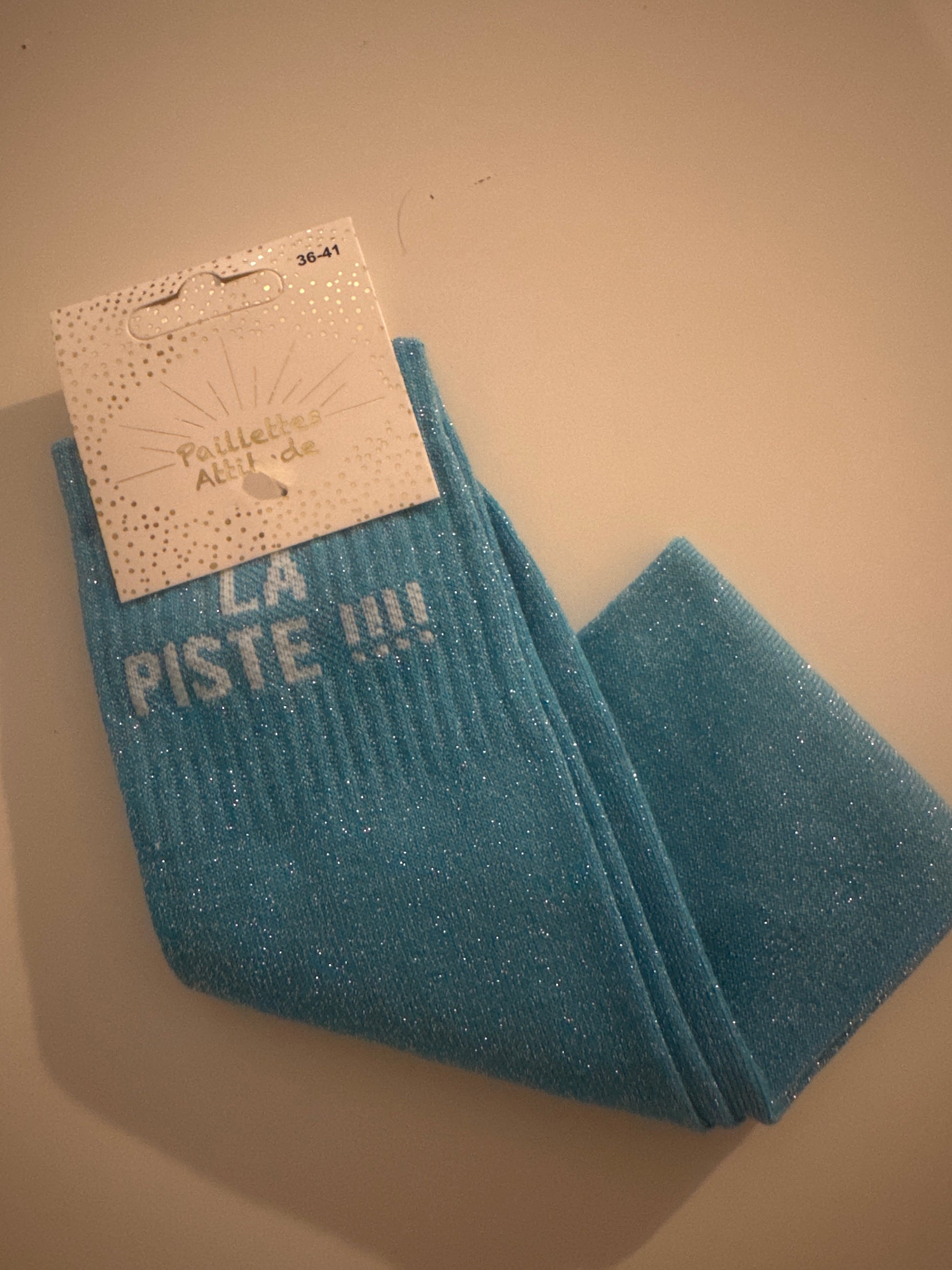 Chaussette pailletée équitation LA PISTE !!!!!