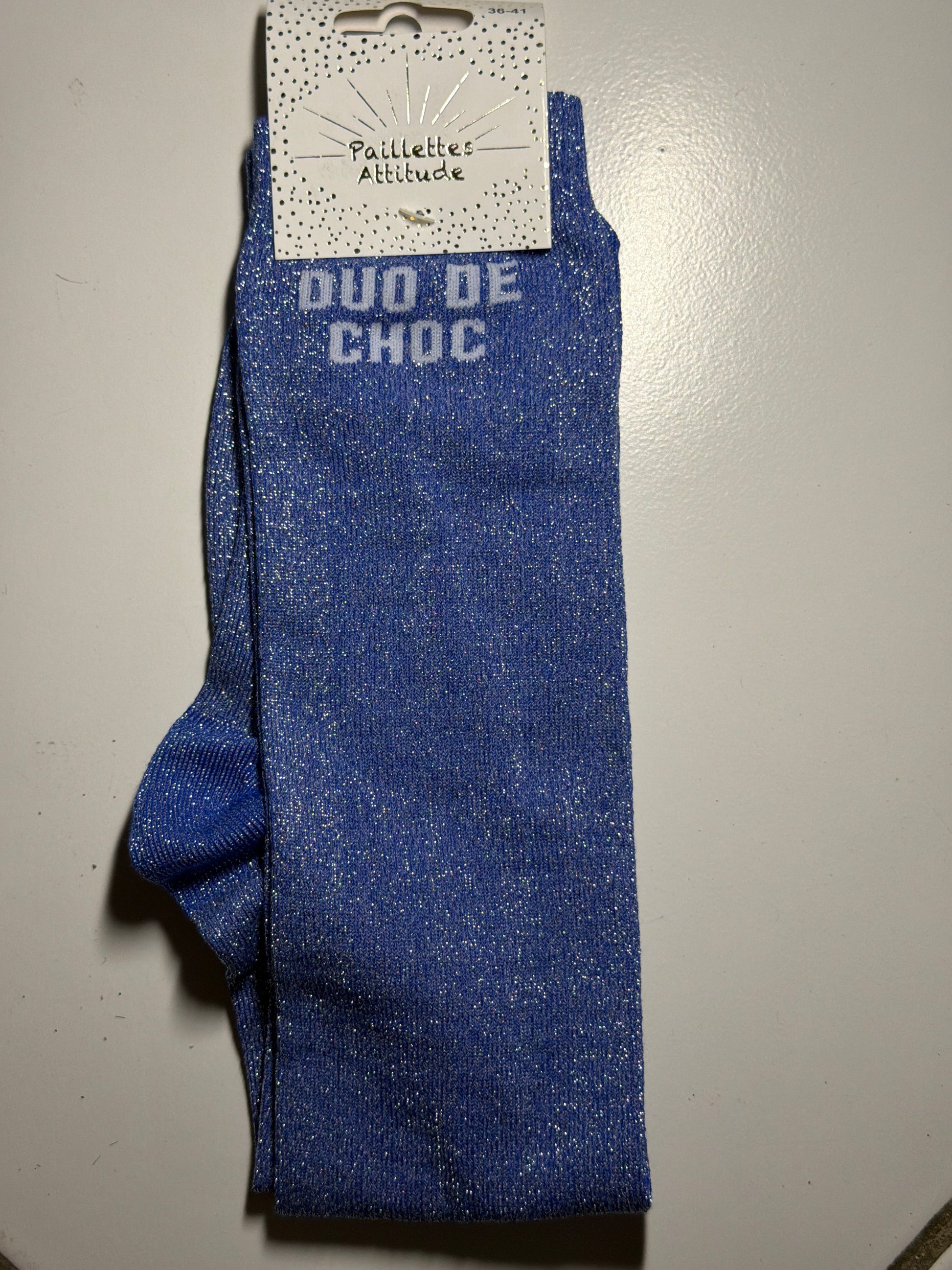 Chaussette pailletée équitation 36-41 DUO DE CHOC