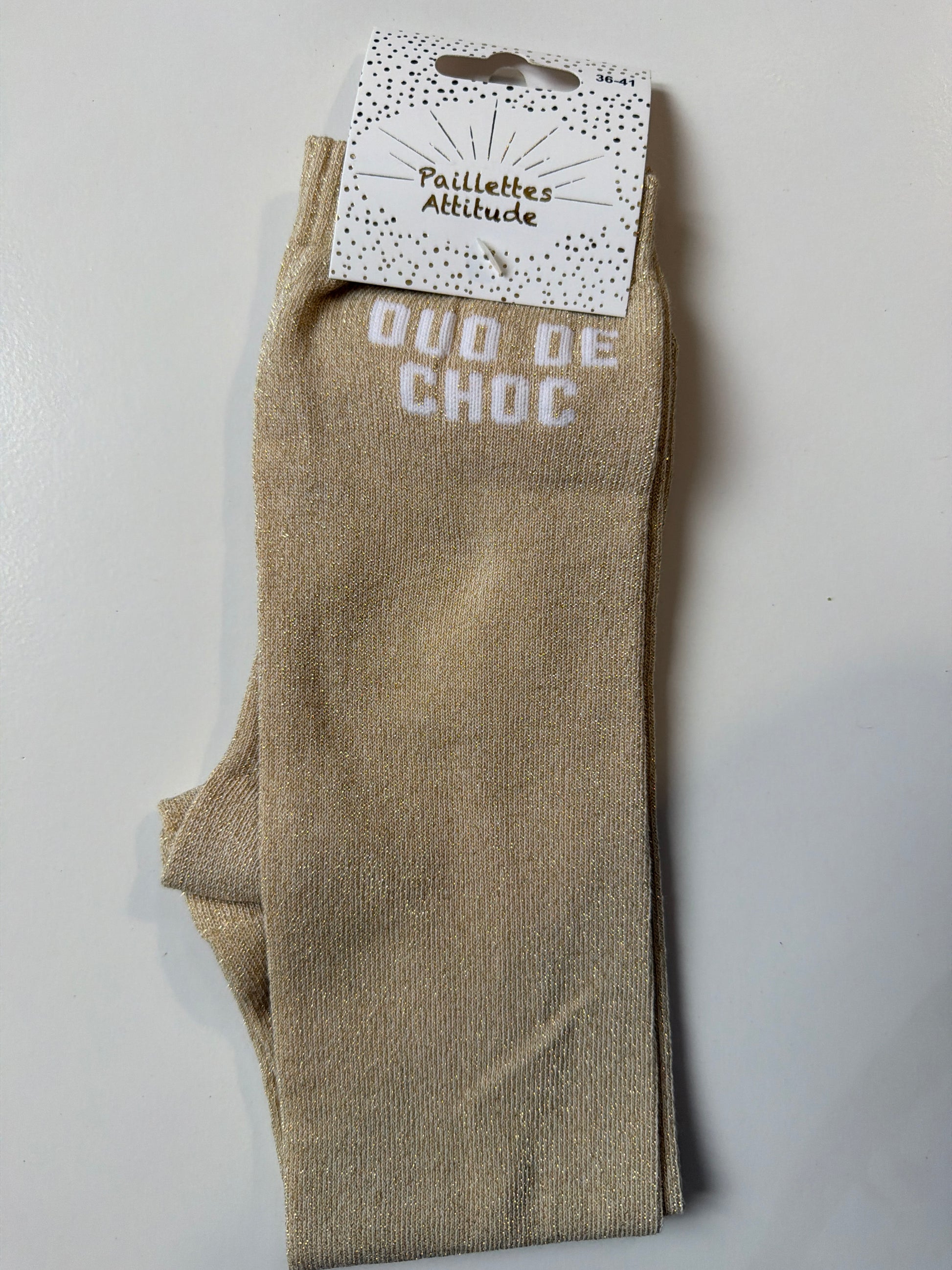 Chaussette pailletée équitation 36-41 DUO DE CHOC