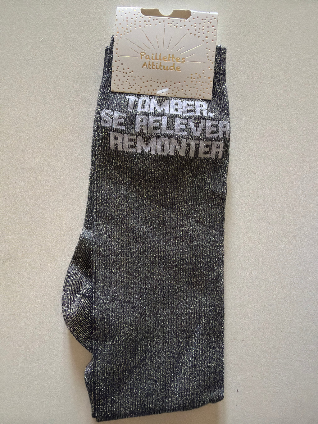 Chaussette équitation pailletée 36-41 TOMBER, SE RELEVER, REMONTER