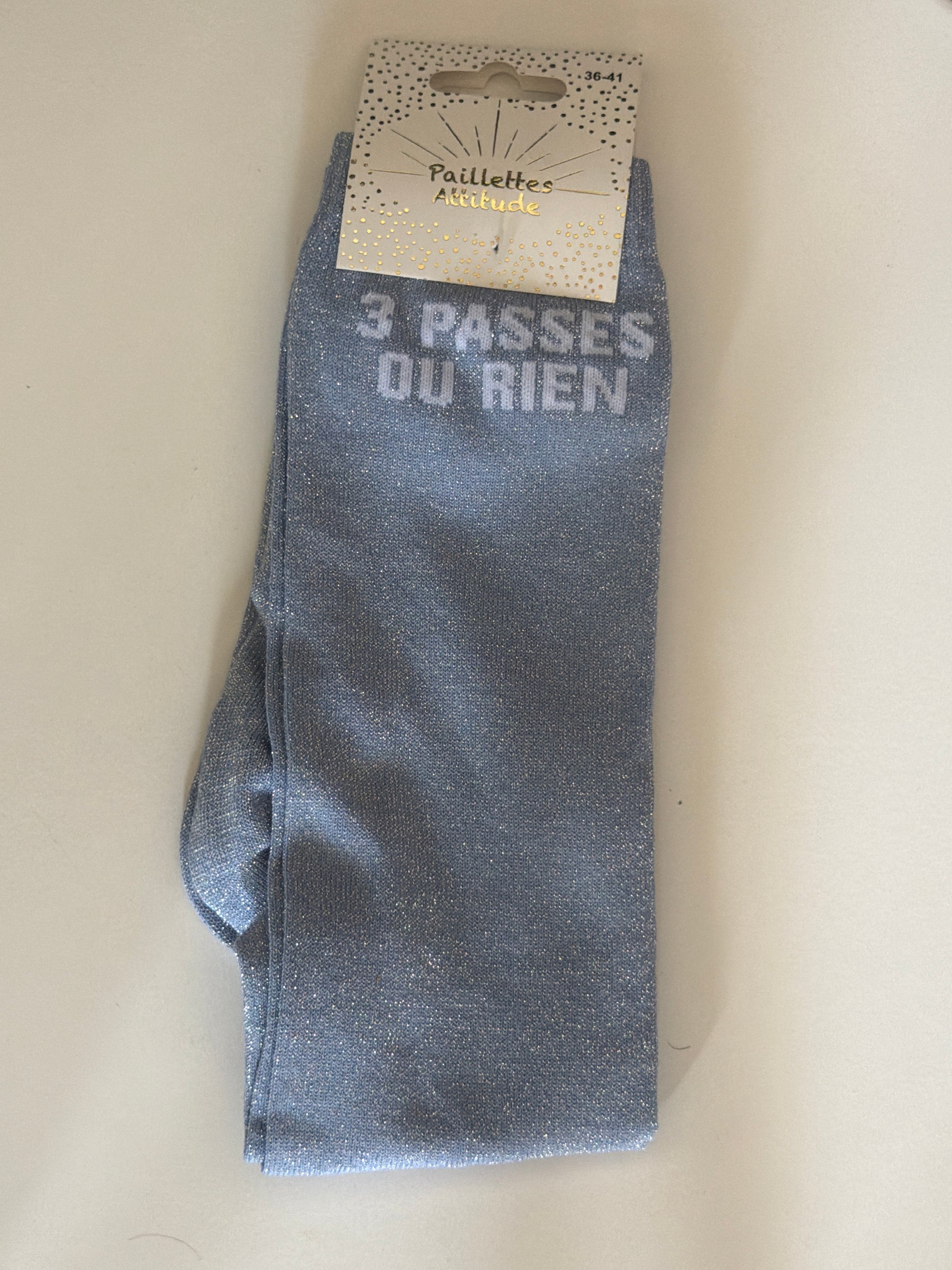 Chaussette équitation pailletée 36-41 - 3 PASSES OU RIEN