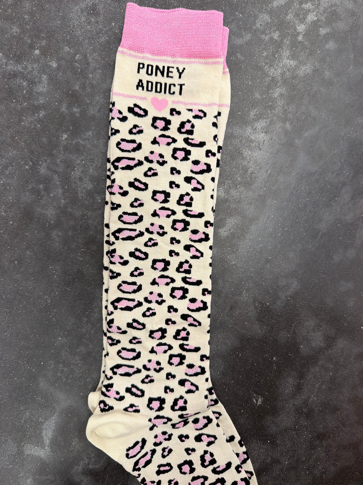 Chaussettes d’équitation pailletées 36-41 Collection imprimées 🐆