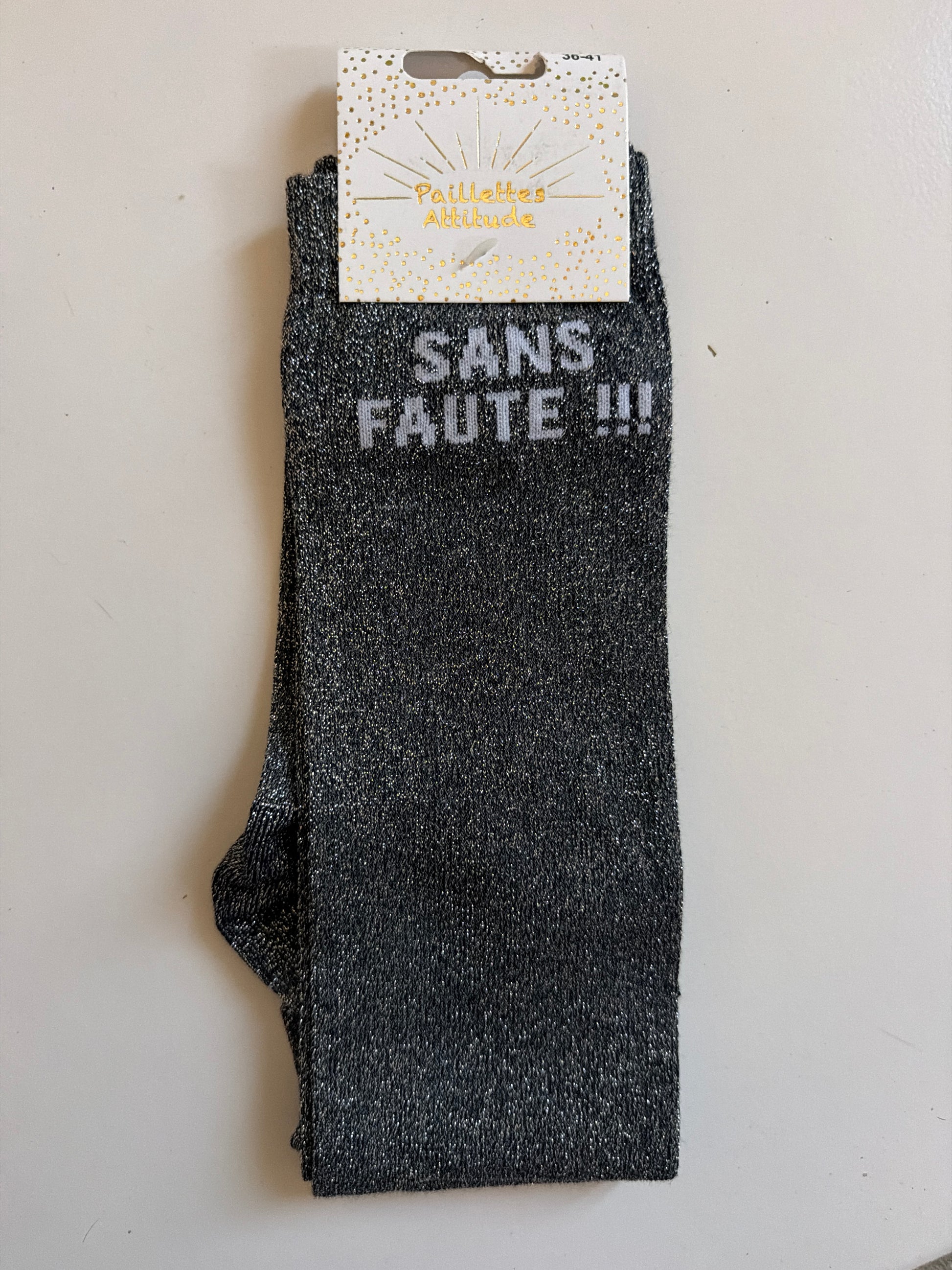 Chaussette équitation pailletée 36-41 SANS FAUTE !!!
