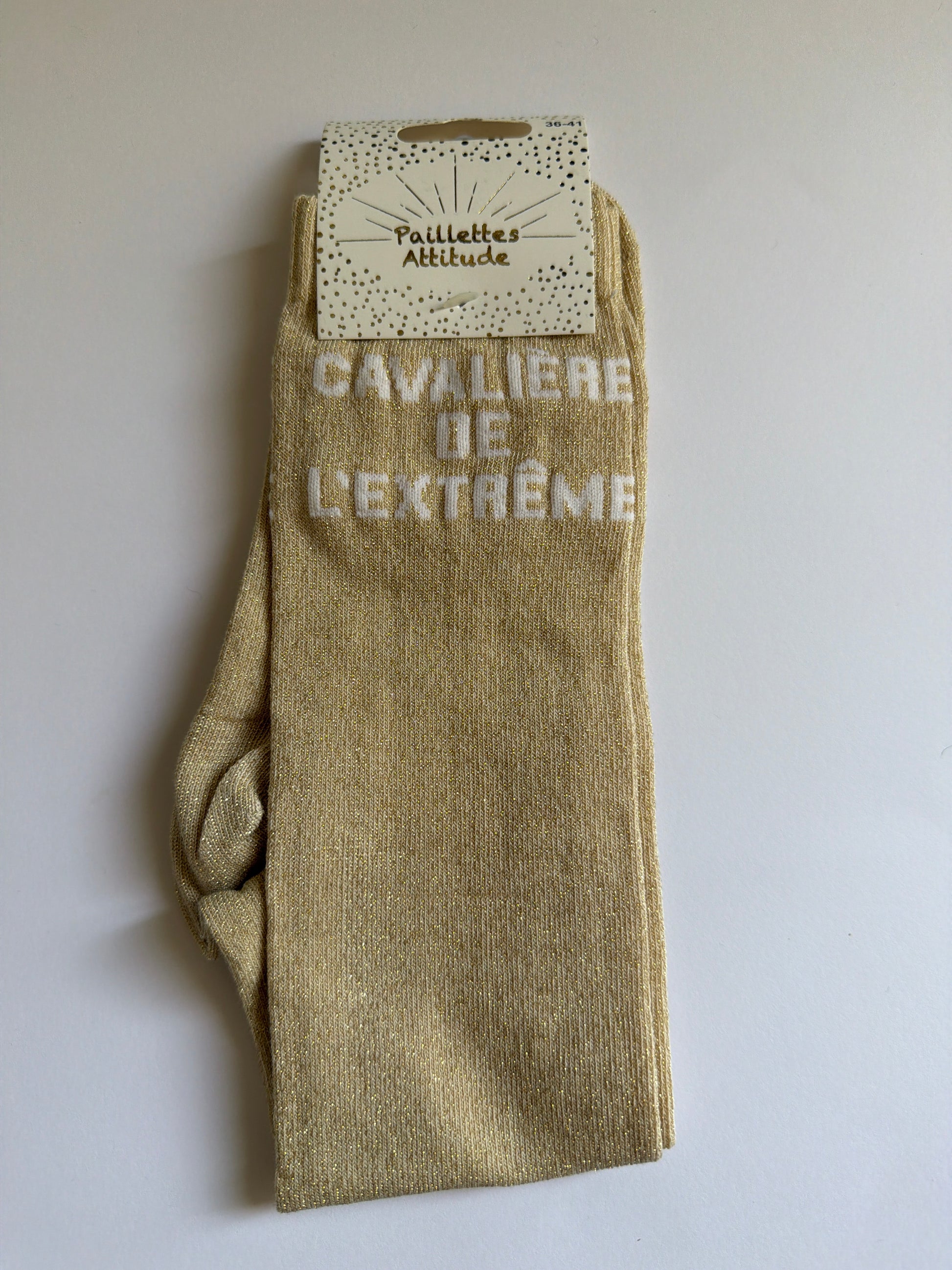 Chaussette pailletée équitation 36-41 CAVALIÈRE DE L’EXTRÊME