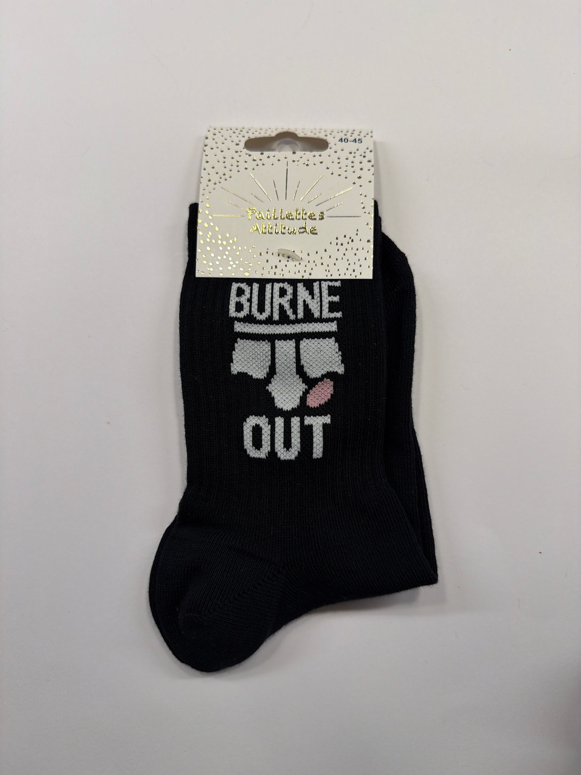 Chaussette de ville homme 40-45 BURNE OUT