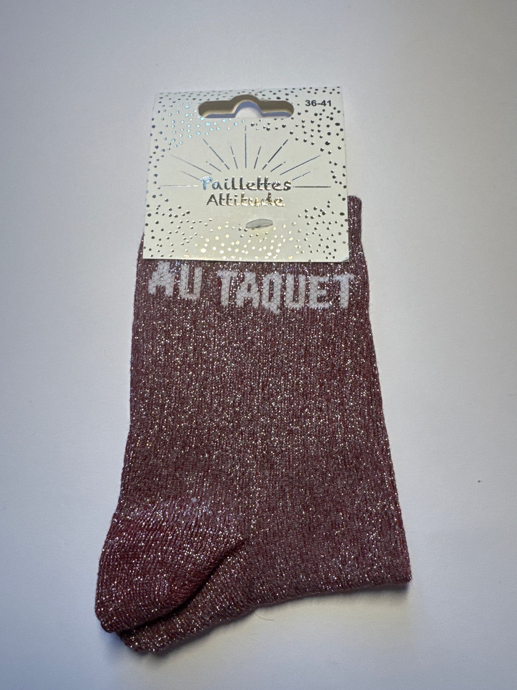 Chaussette de ville pailletée 36-41 AU TAQUET