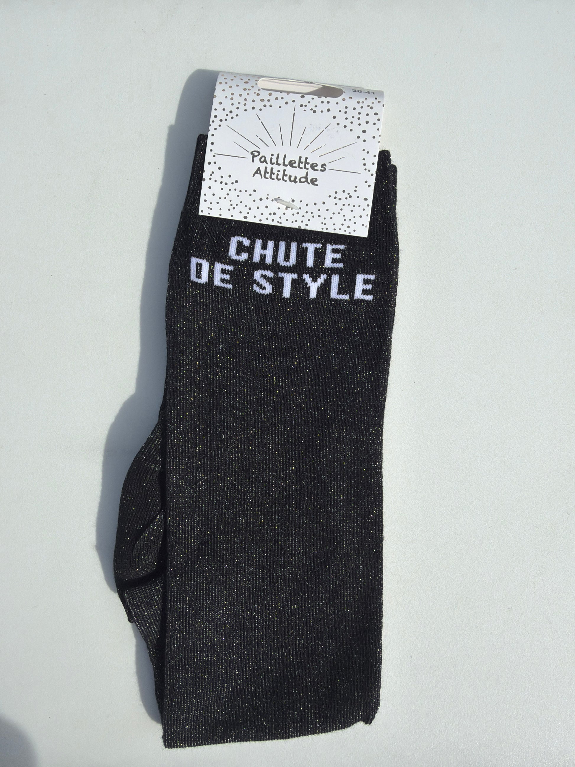 Chaussette pailletée équitation 36-41 CHUTE DE STYLE