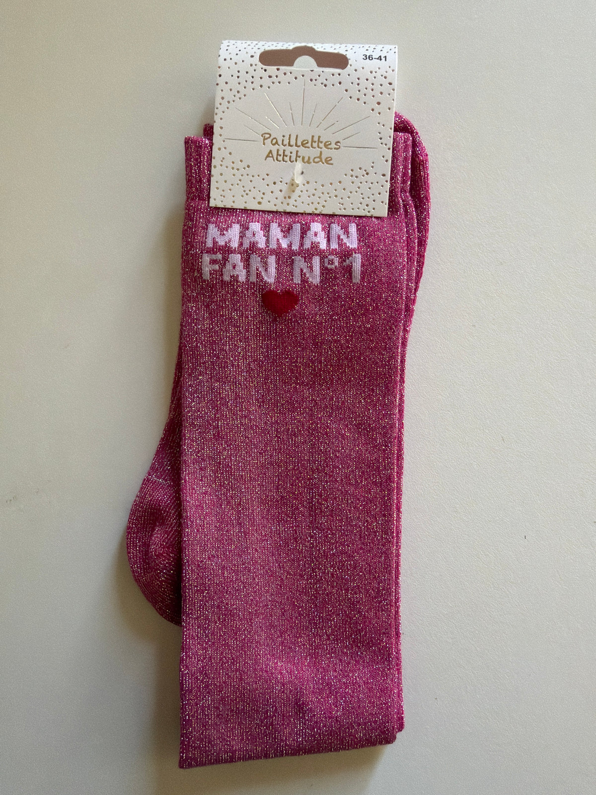 Chaussette pailletée équitation 36-41 MAMAN FAN N 1 ❤️