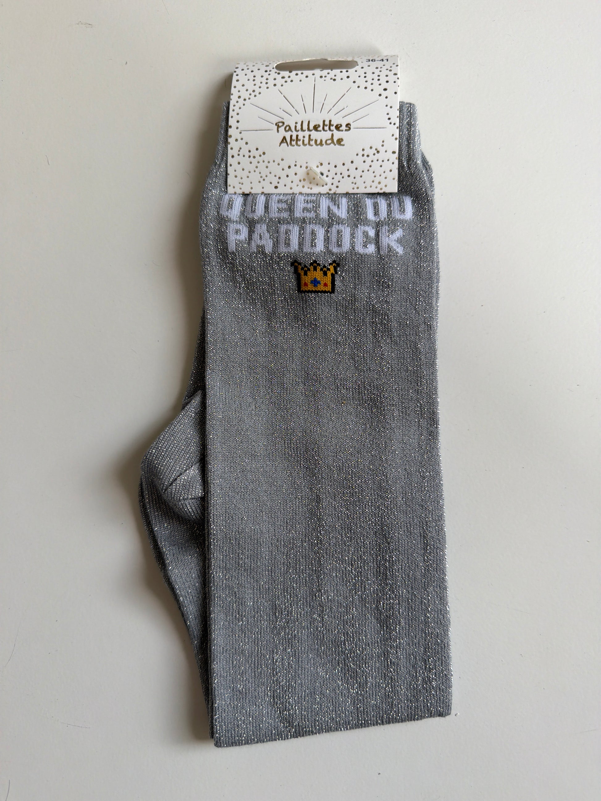 Chaussette pailletée équitation 36-41 QUEEN DU PADDOCK 👑
