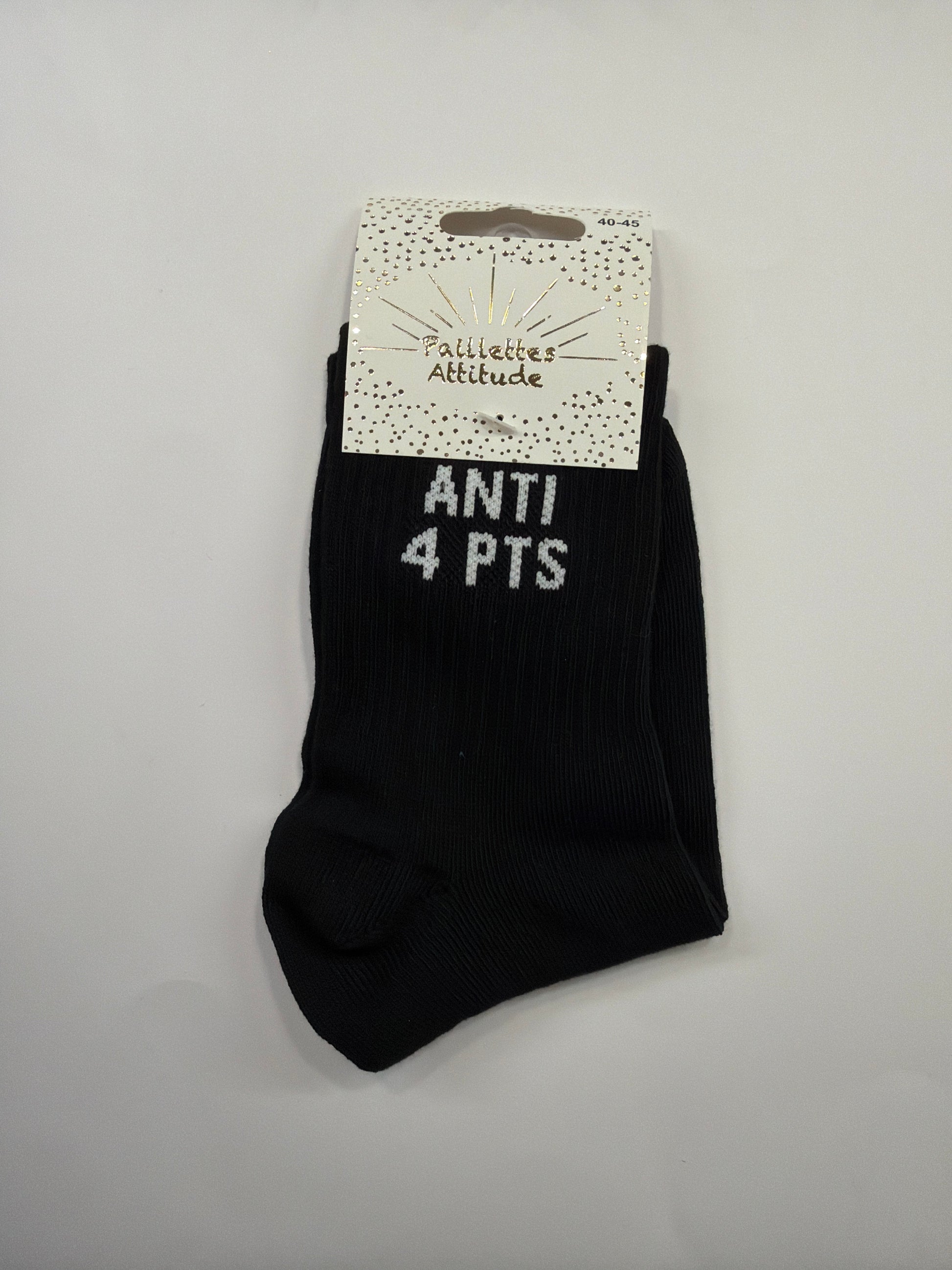 Chaussette de ville homme 40-45 ANTI 4 PTS
