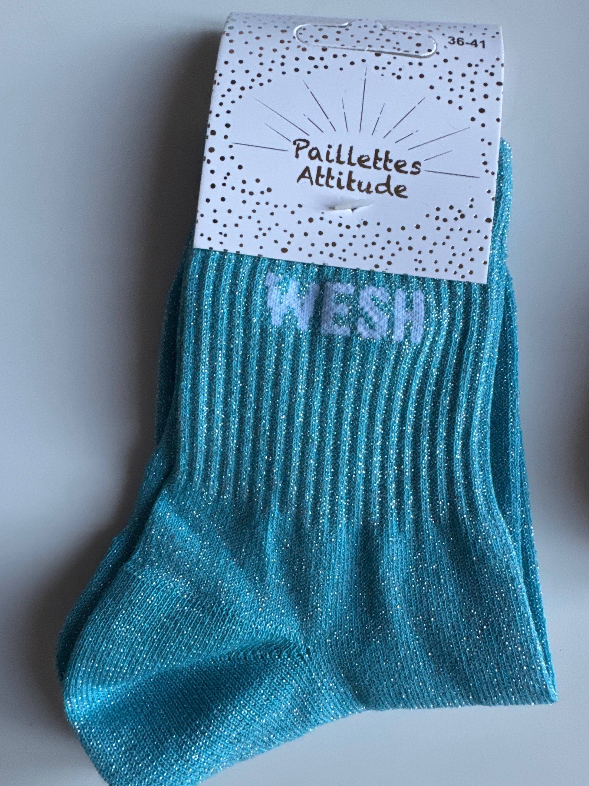 Chaussettes “Wesh” – Taille 36/41 ✨