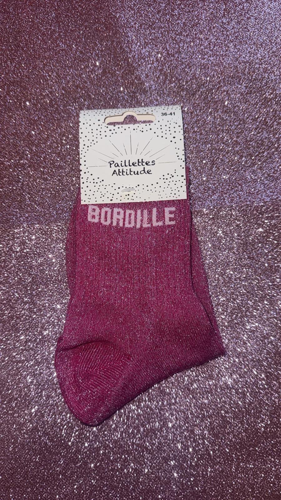 Chaussette de ville pailletée 36/41 « BORDILLE »
