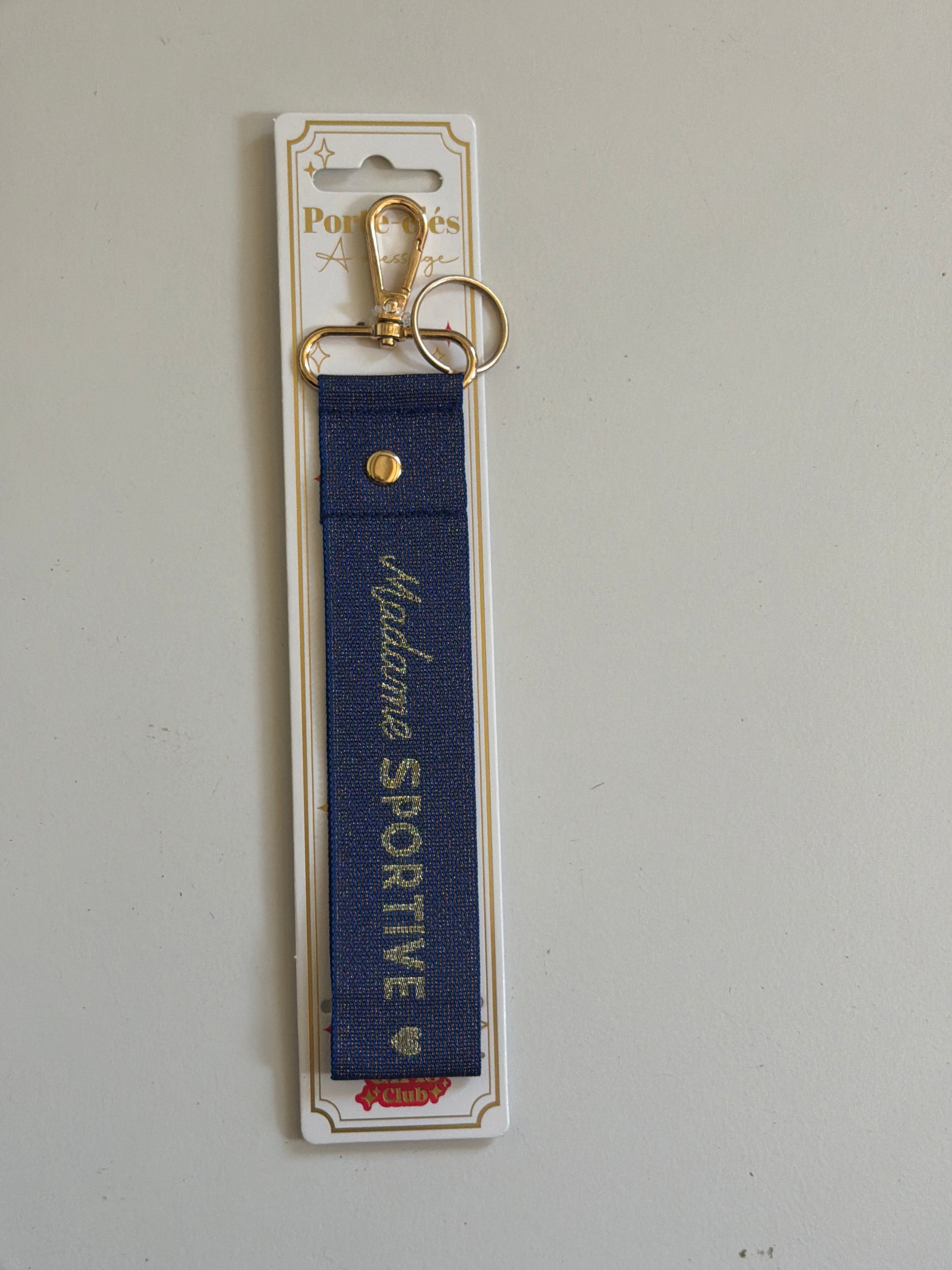 PORTE CLES LANIERE PAILLETTES