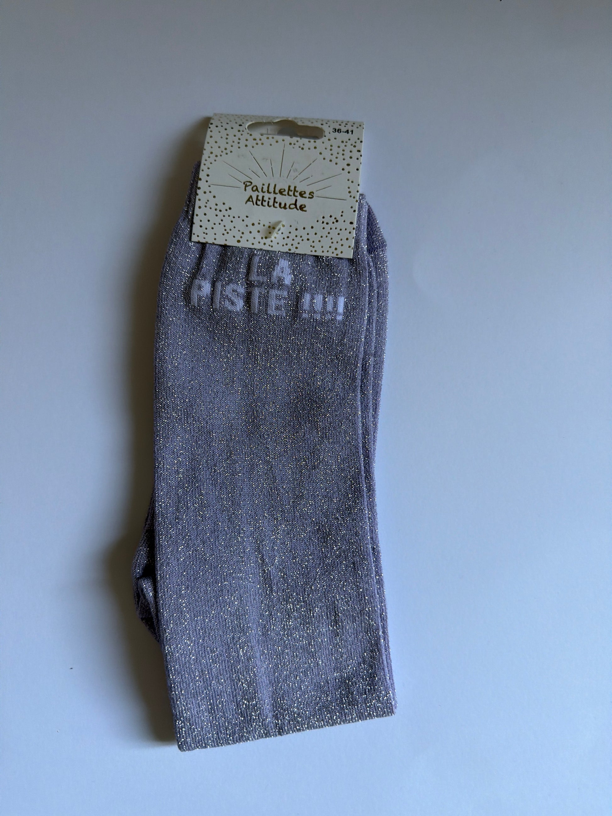 Chaussette pailletée équitation 36-41 LA PISTE !!!