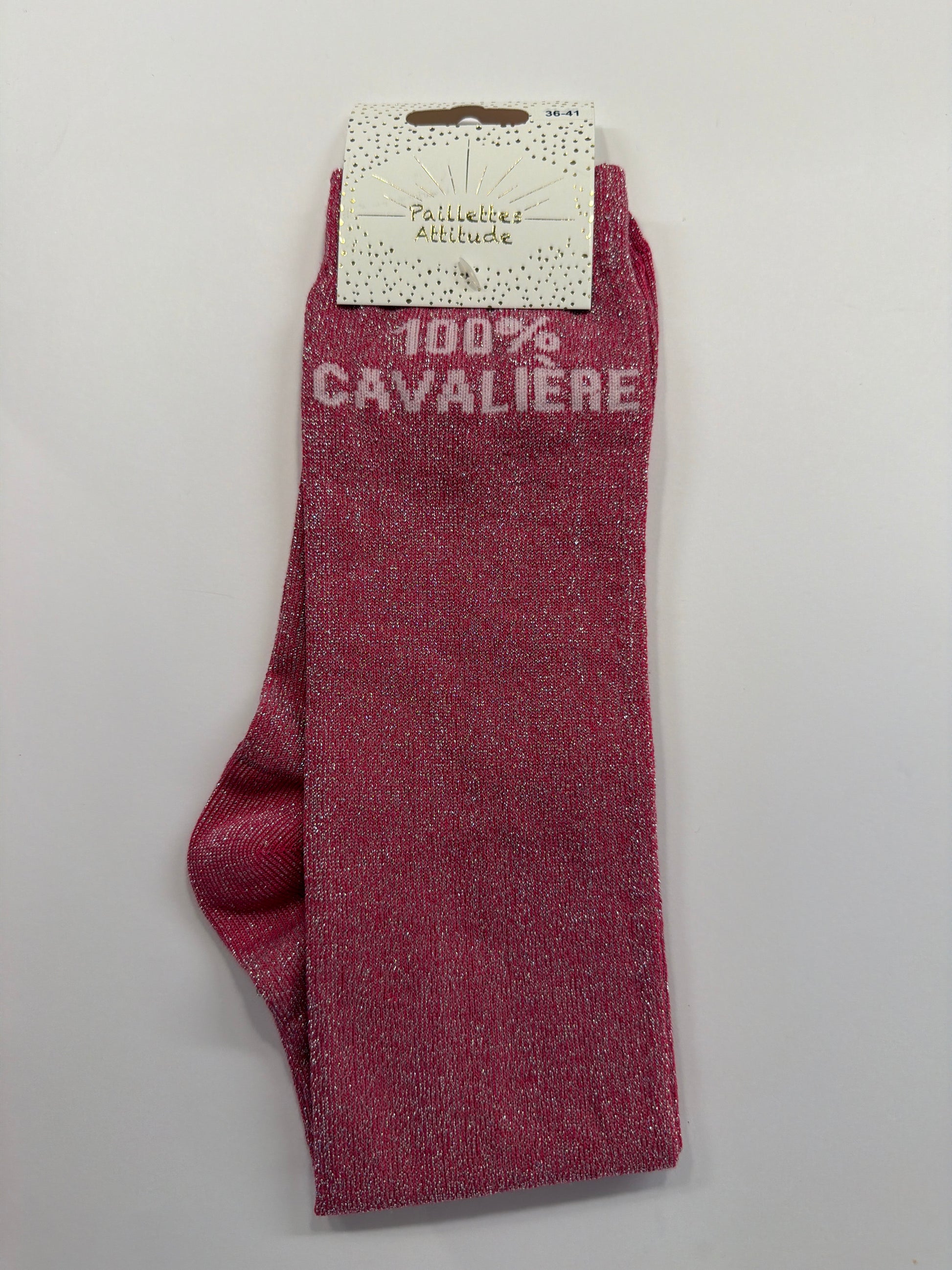 Chaussette pailletée équitation 36-41 - 100% CAVALIÈRE