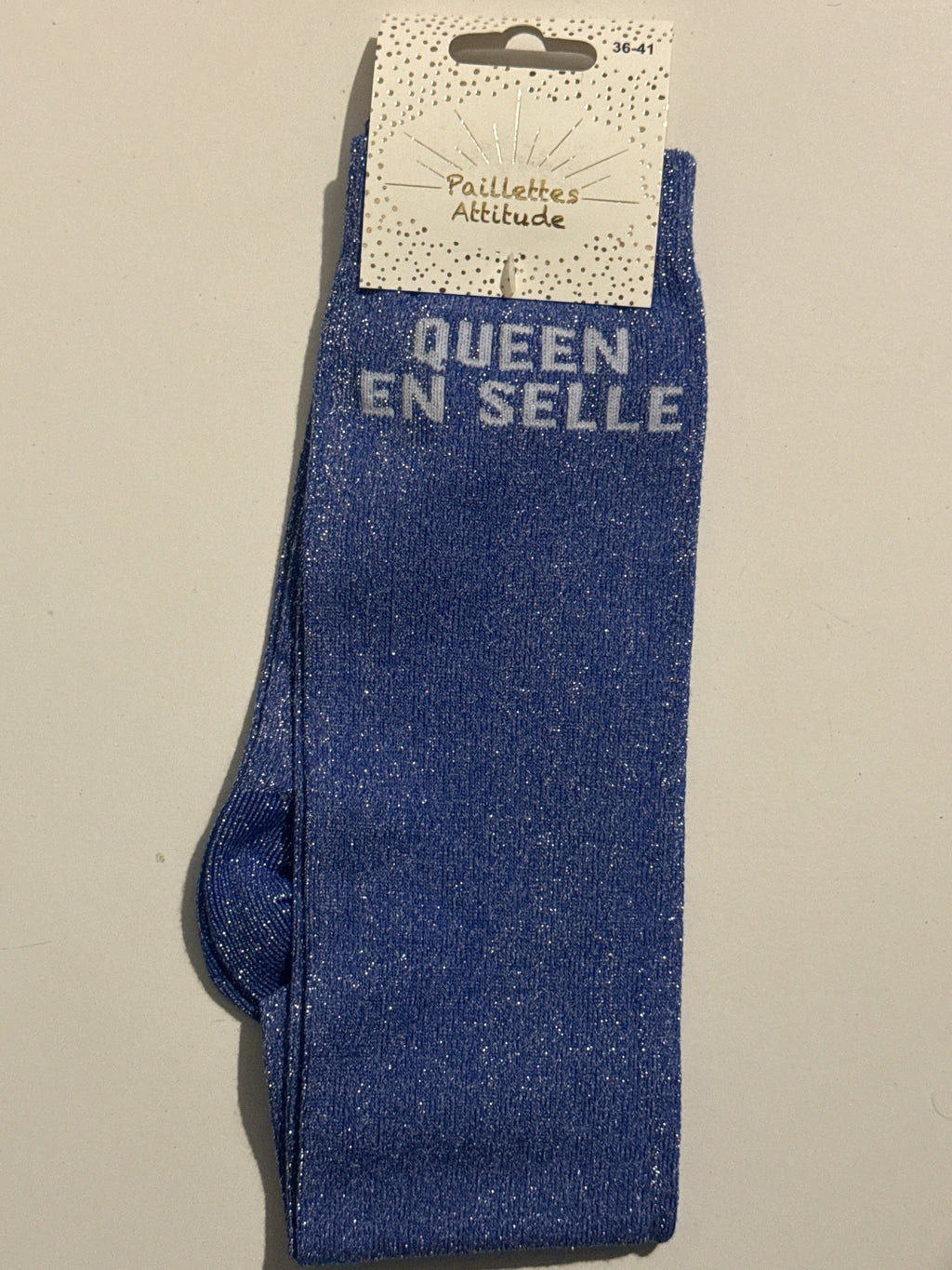 Chaussette pailletée équitation 36-41 QUEEN EN SELLE