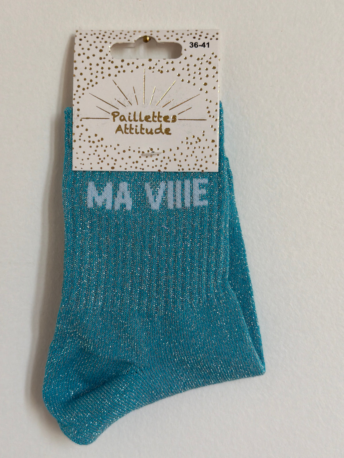 Chaussette de ville pailletée 36-41 MA VIIIE