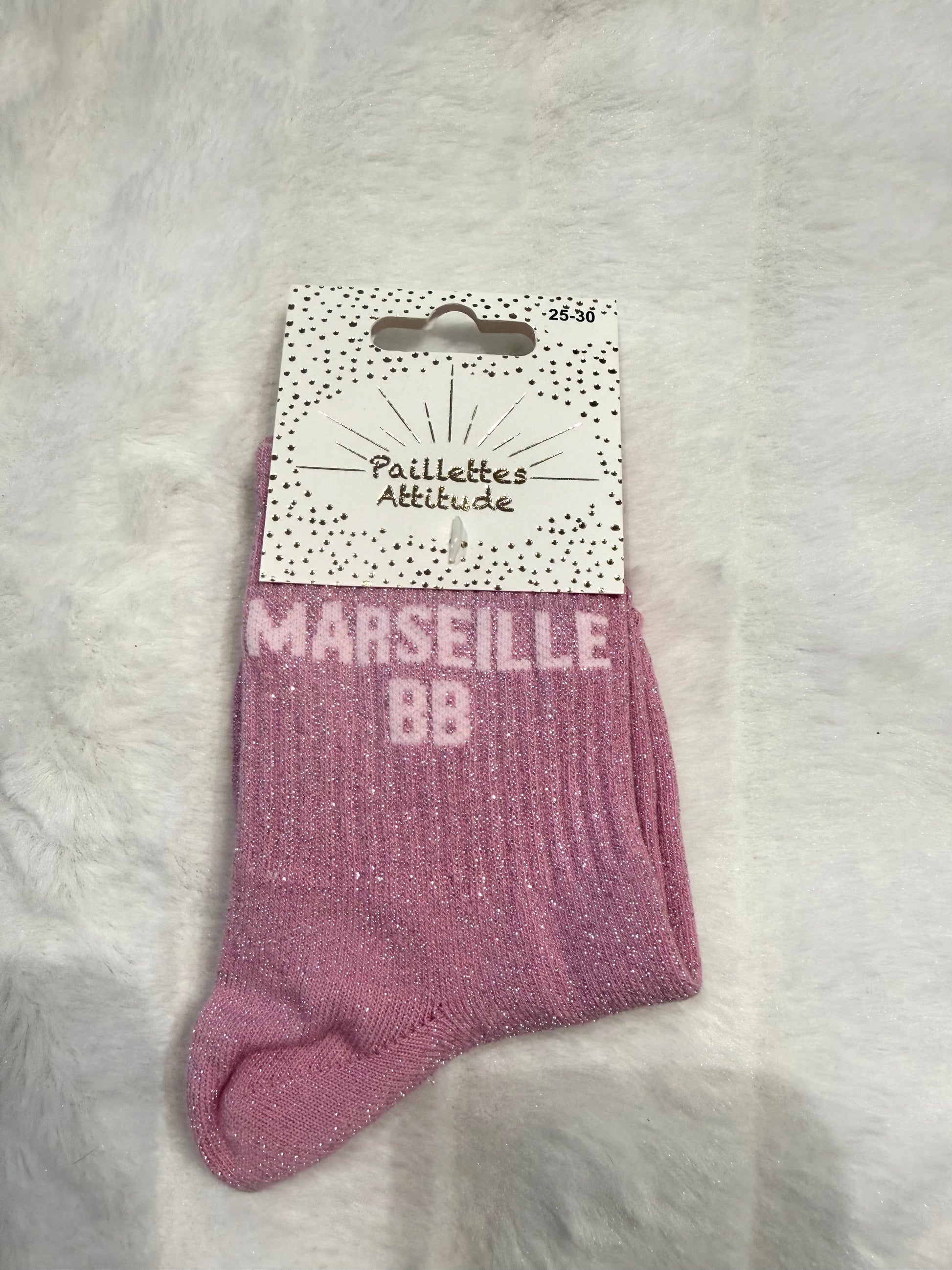 Chaussette pailletée MARSEILLE BB