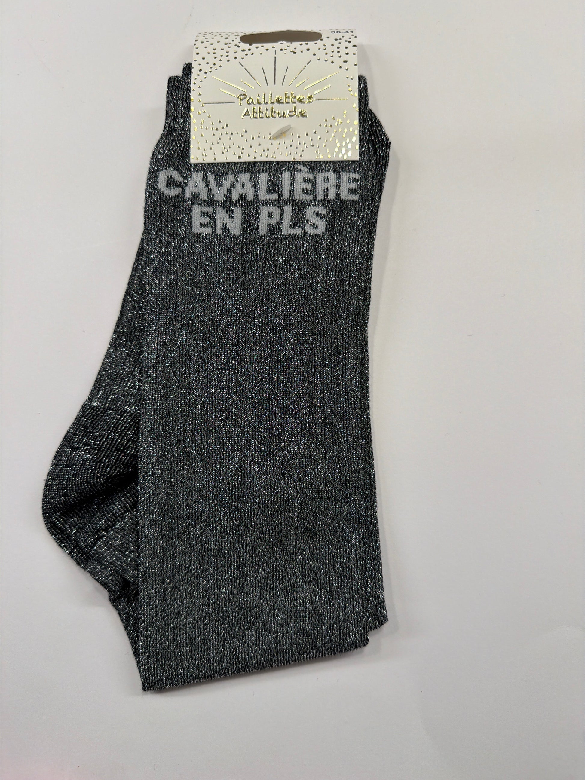 Chaussette pailletée équitation 36-41 CAVALIÈRE EN PLS