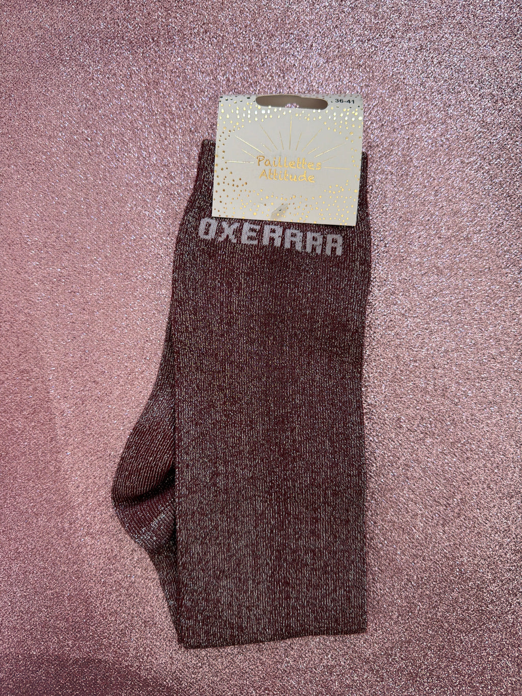 chaussette pailleté équitation OXERRRR 36/41