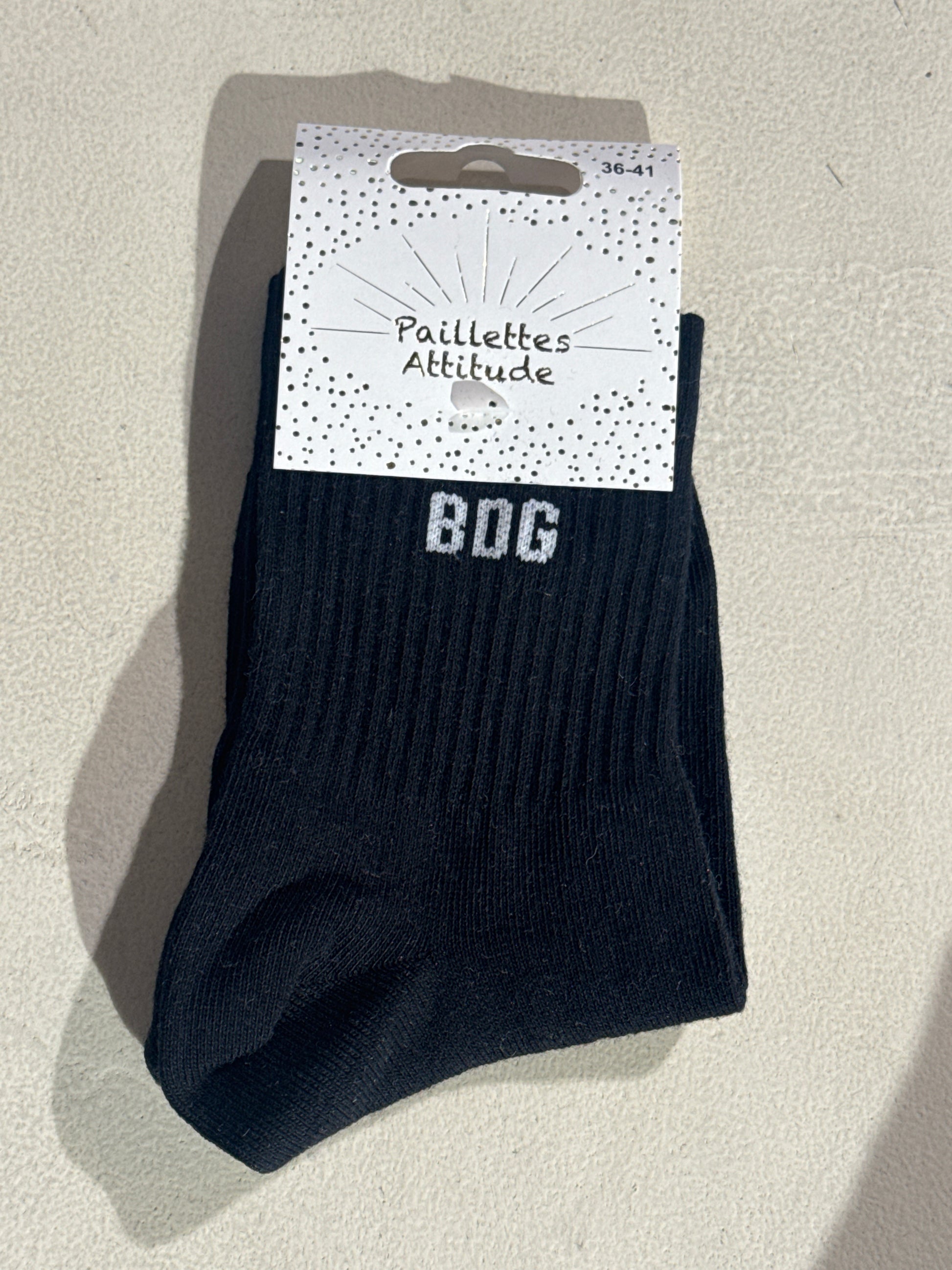 Chaussette noir BDG 36/41